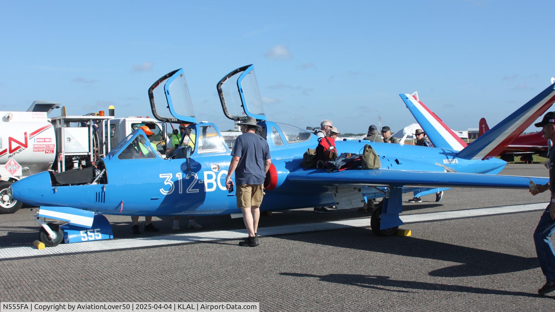 N555FA, 1968 Fouga CM-170 Magister C/N 555, CM-170