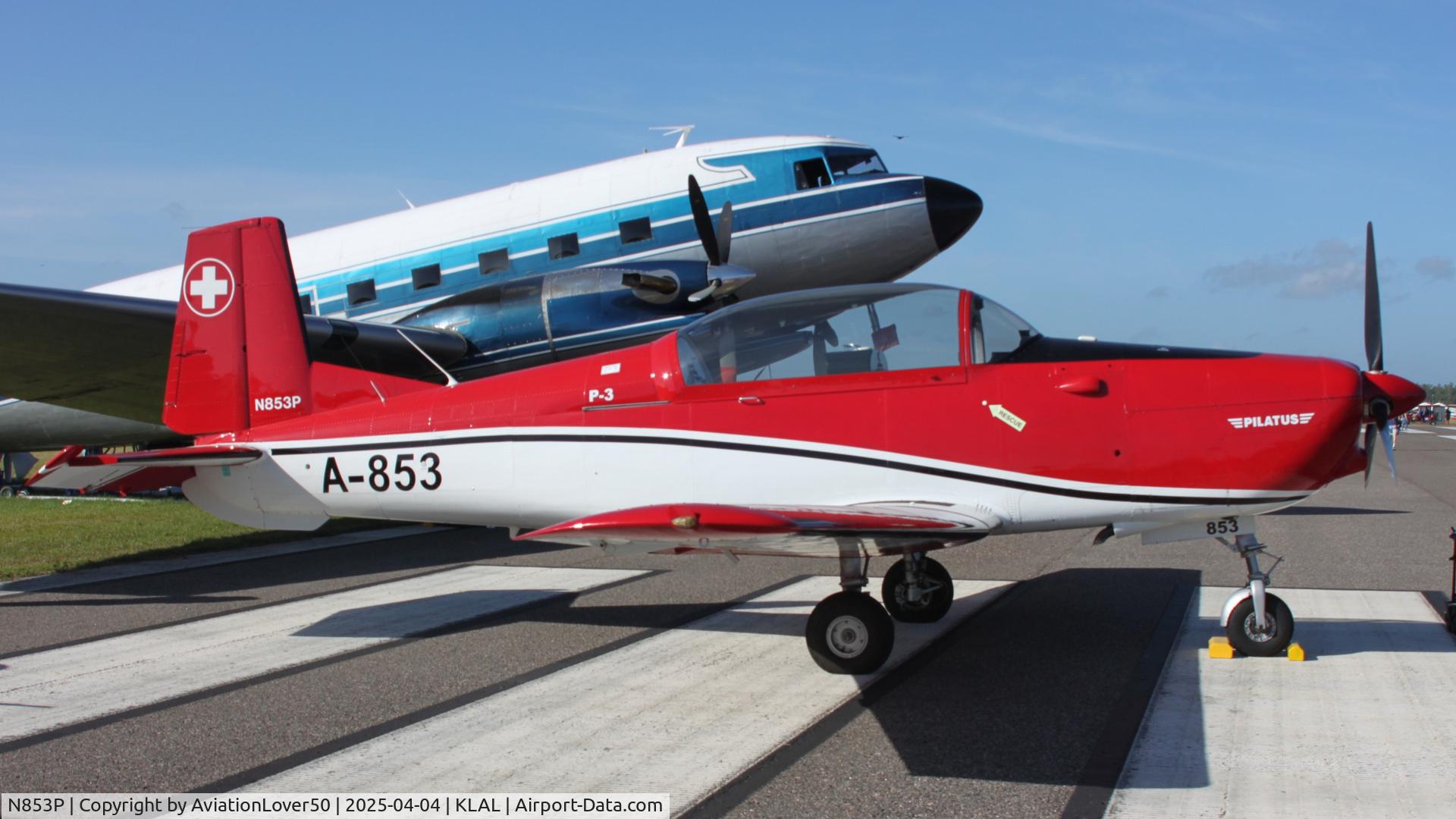 N853P, 1958 Pilatus P3-05 C/N 491-40, Pilatus P-3
