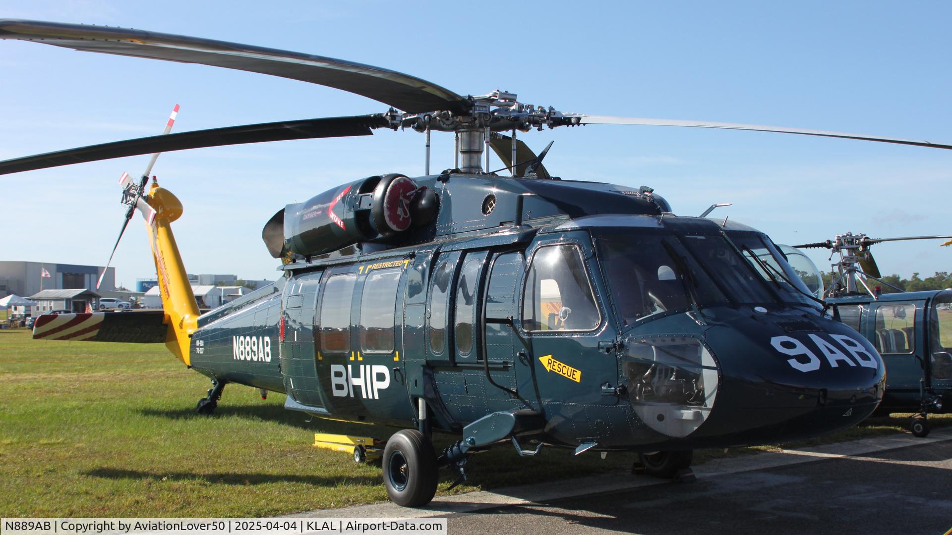 N889AB, 1979 Sikorsky UH-60A Black Hawk C/N 70037, Helinet UH-60A