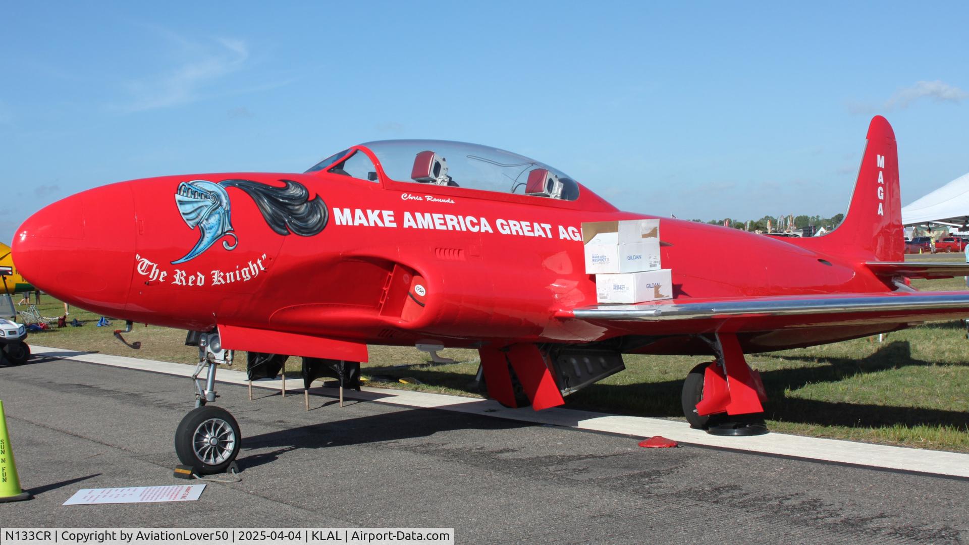 N133CR, 1955 Canadair T-33AN Silver Star 3 C/N T33-98, CT-133