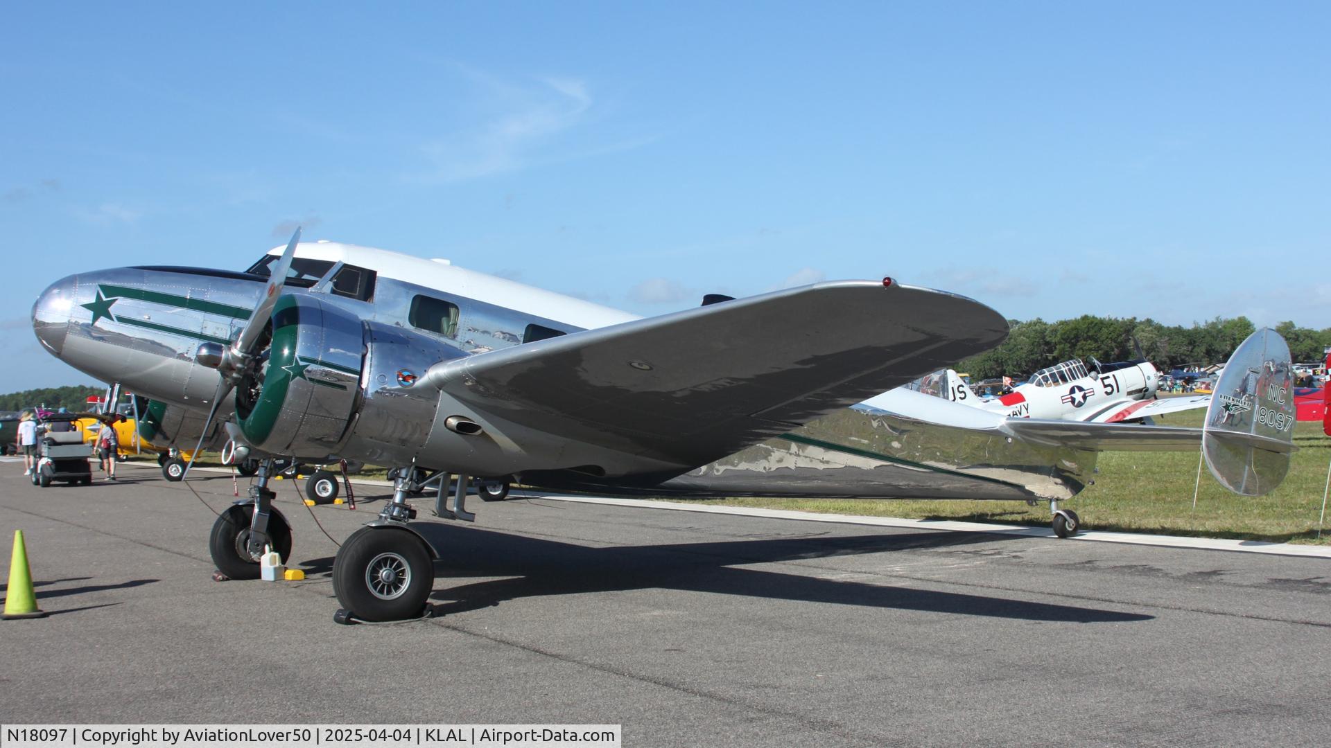 N18097, 1938 Lockheed 12A Electra Junior C/N 1250, L-12A Electra Junior