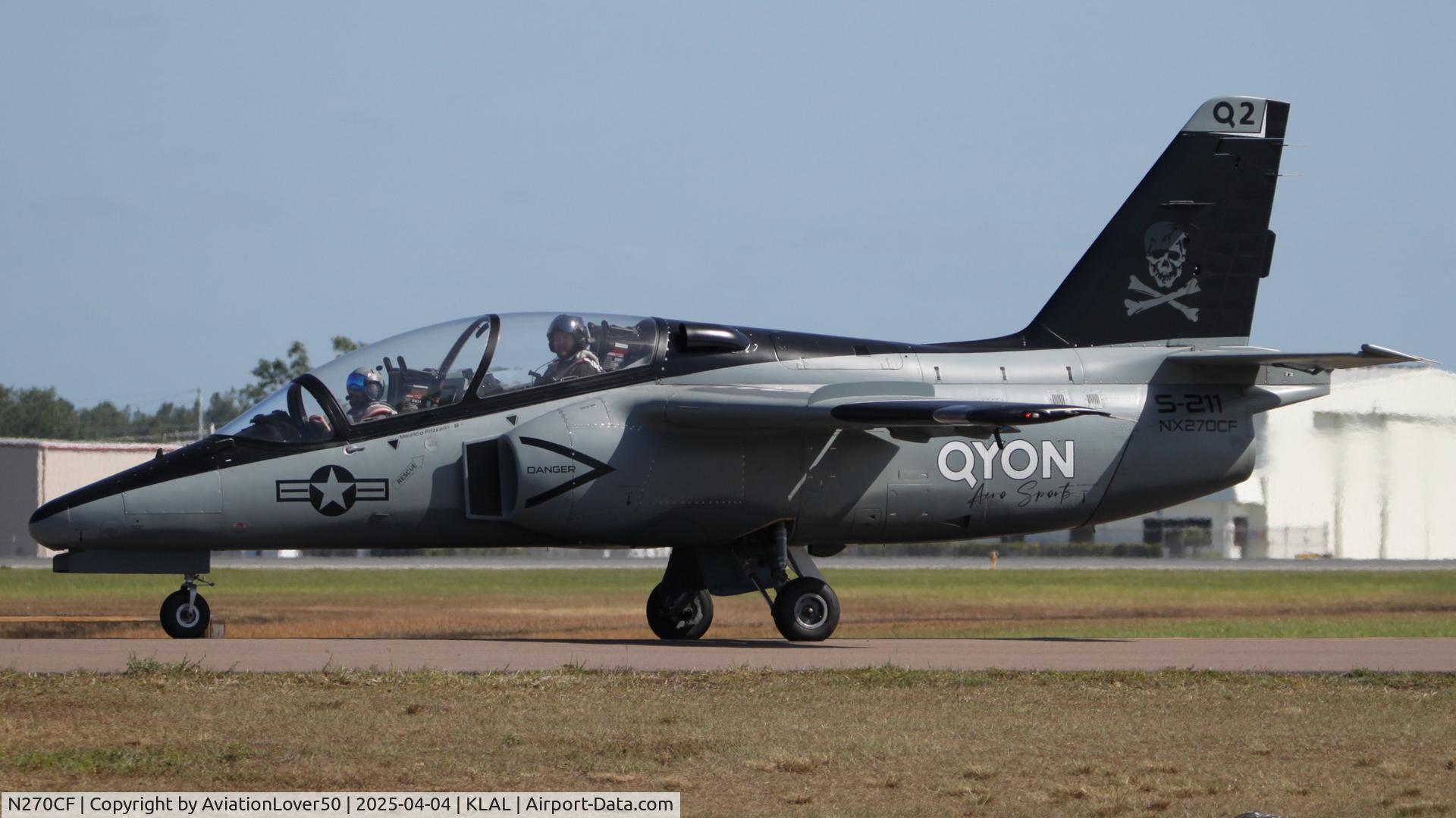 N270CF, 1985 SIAI-Marchetti S-211 C/N 009/02-006, S.211