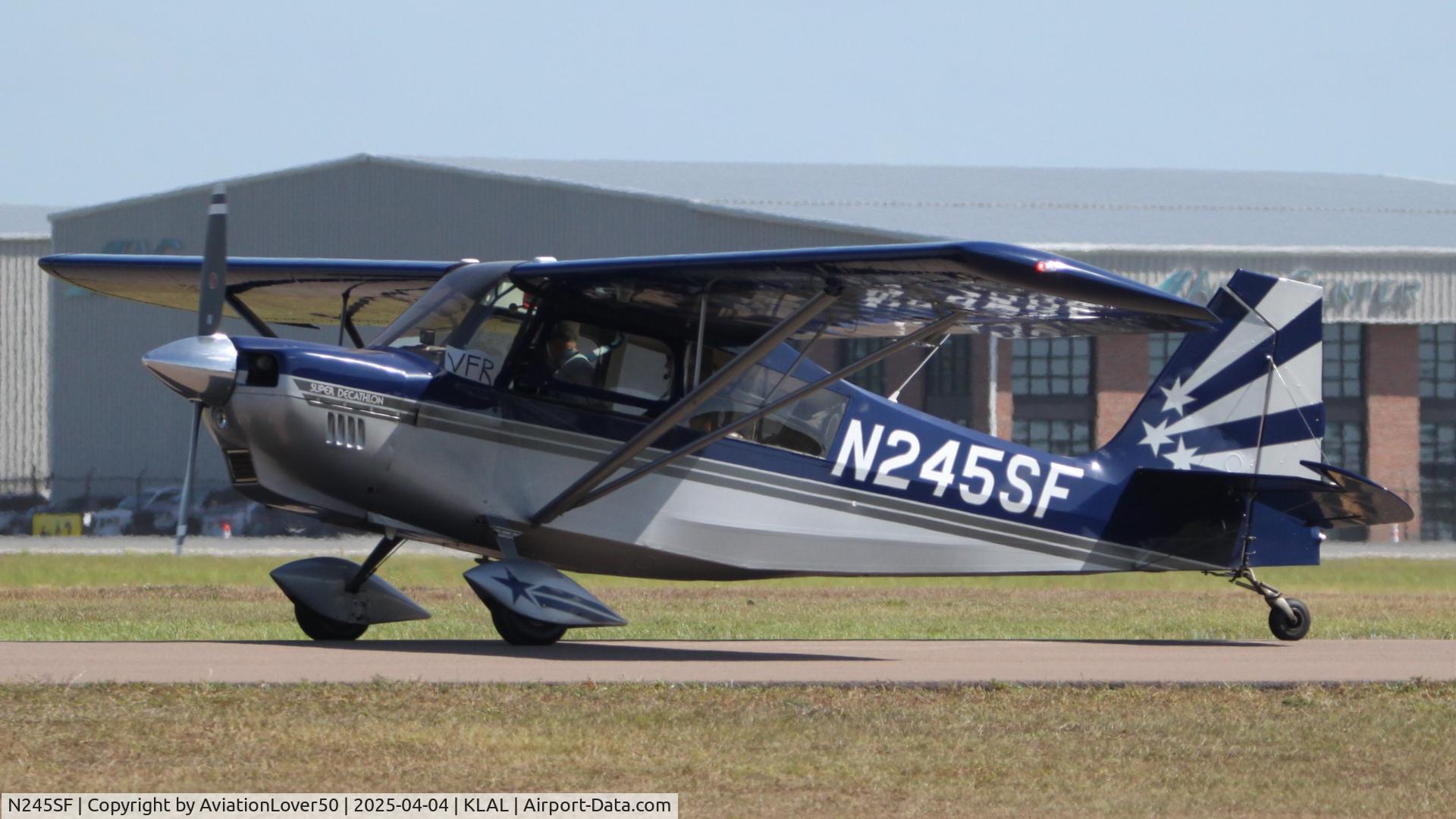 N245SF, 2001 American Champion 8KCAB Decathlon C/N 880-2001, 8KCAB