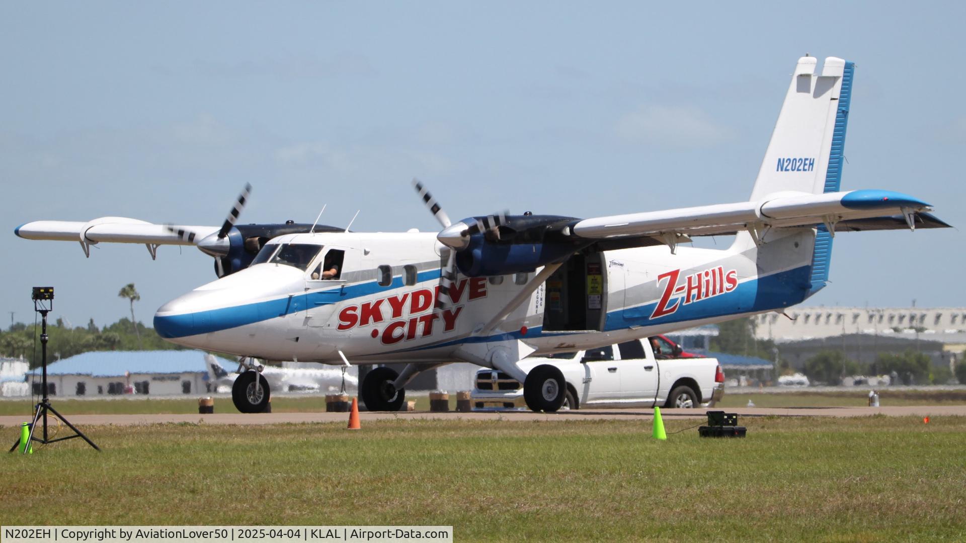 N202EH, 1967 De Havilland Canada DHC-6 Twin Otter C/N 48, Skydive City DHC-6