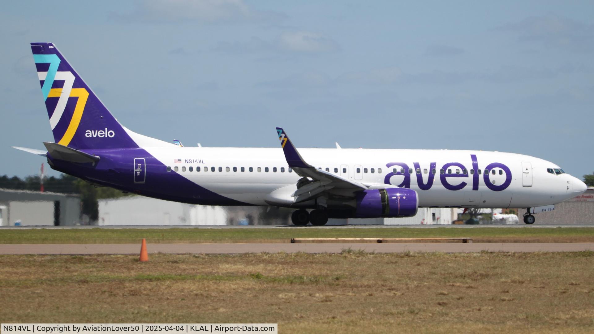 N814VL, 2011 Boeing 737-86J C/N 36886, Avelo 738