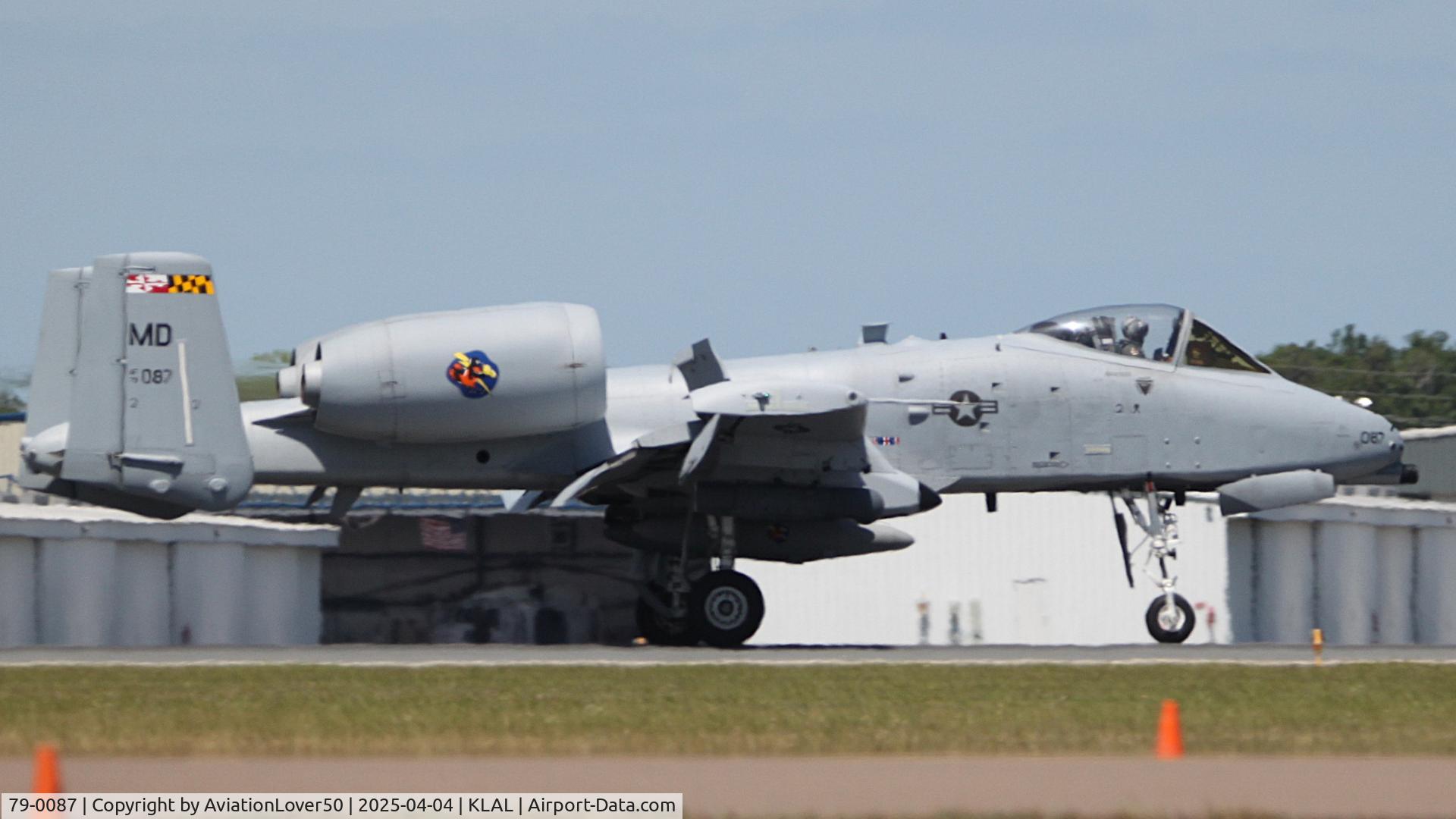 79-0087, 1979 Fairchild Republic A-10C Thunderbolt II C/N A10-0351, A-10C