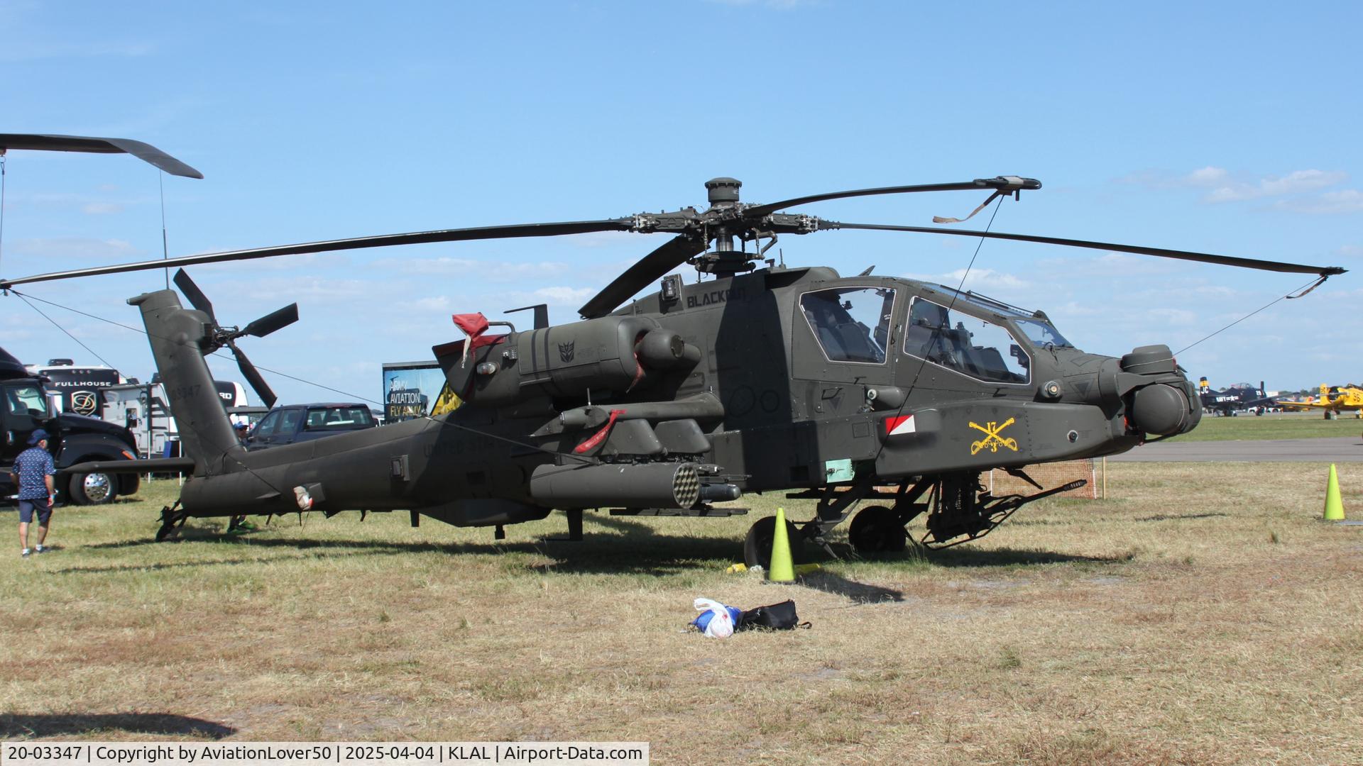 20-03347, 2020 Boeing AH-64E Apache Guardian C/N NM347, AH-64E