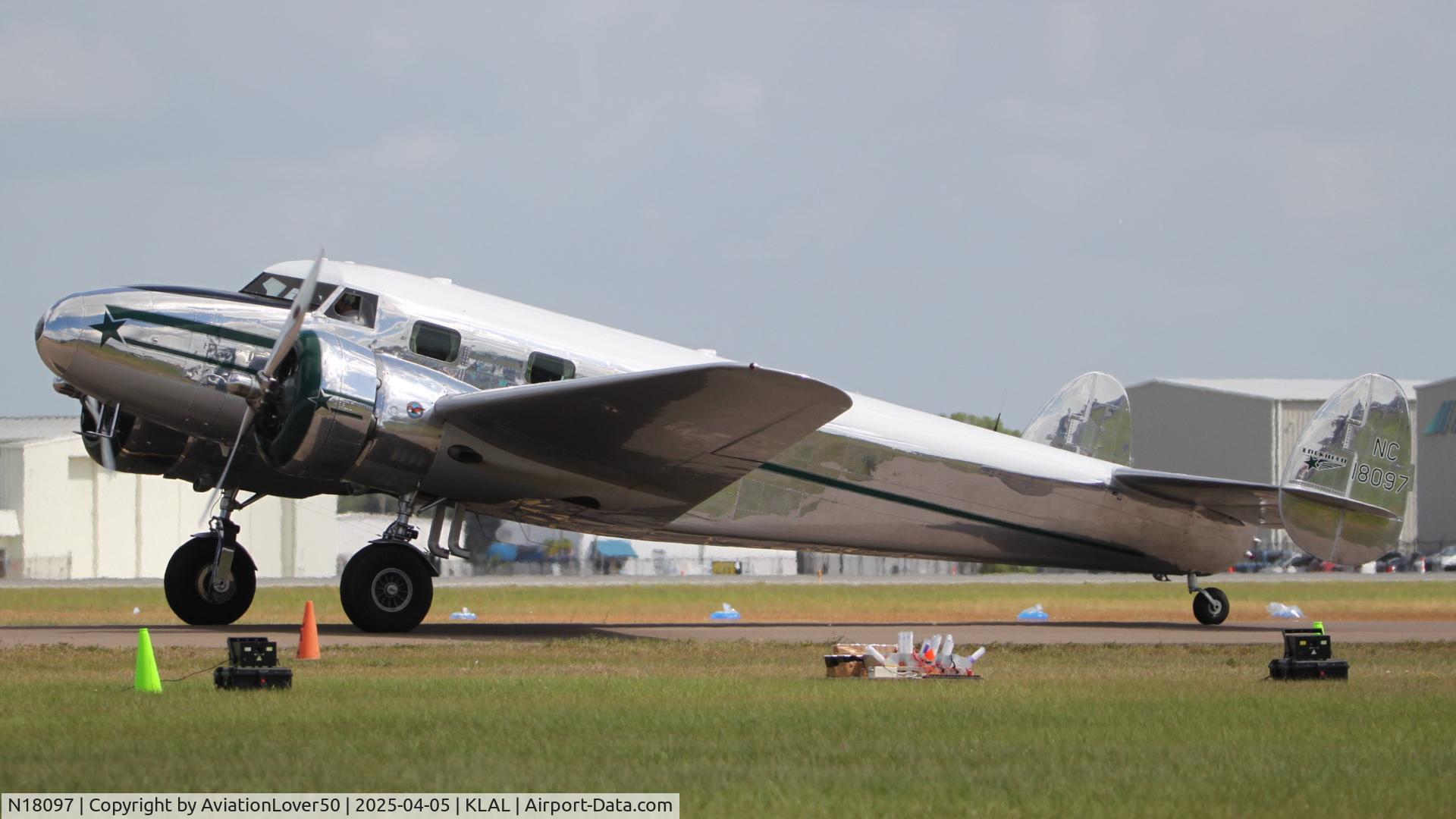 N18097, 1938 Lockheed 12A Electra Junior C/N 1250, L-12A Electra Junior