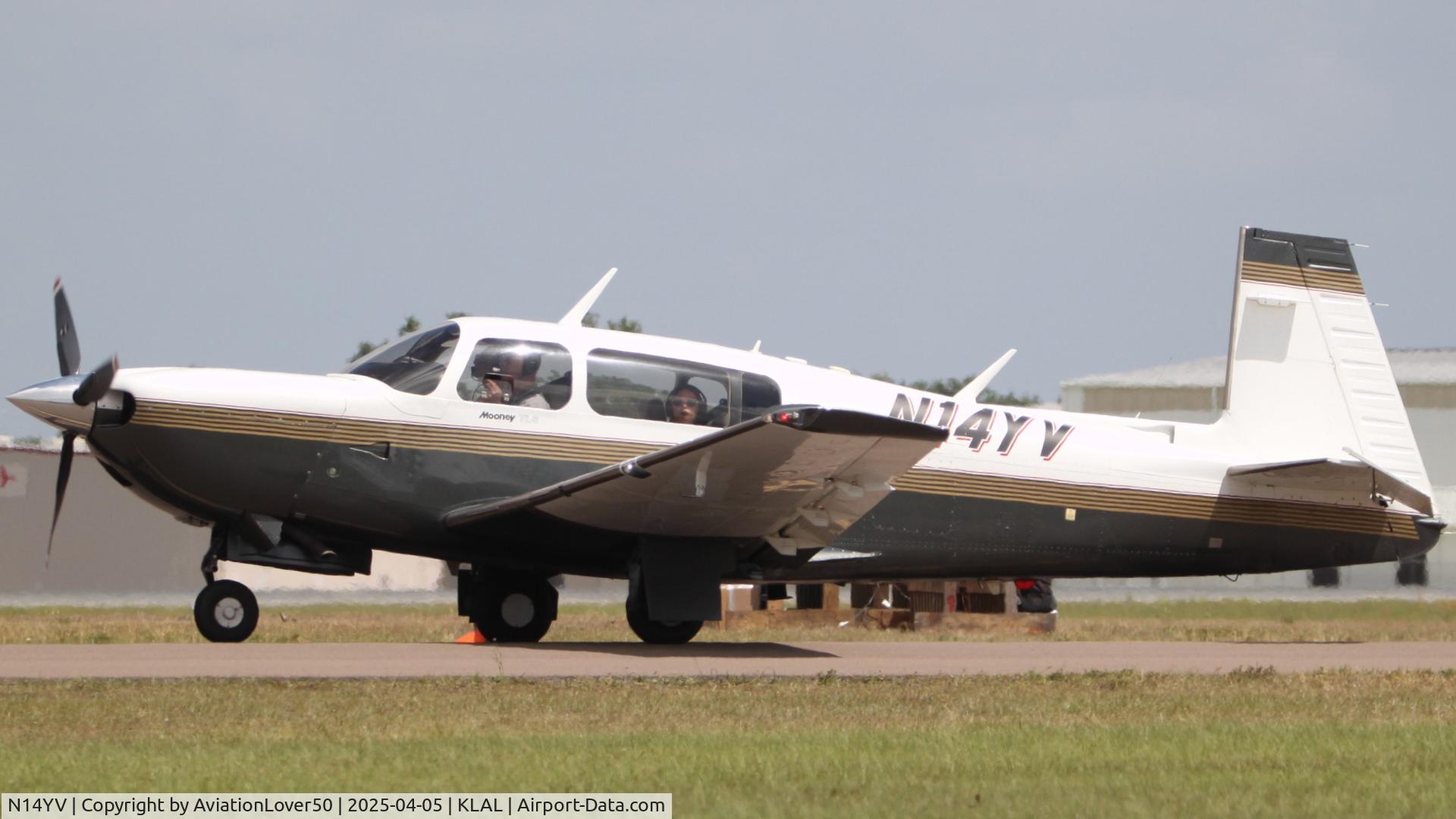 N14YV, 1995 Mooney M20M Bravo C/N 27-0196, M20M