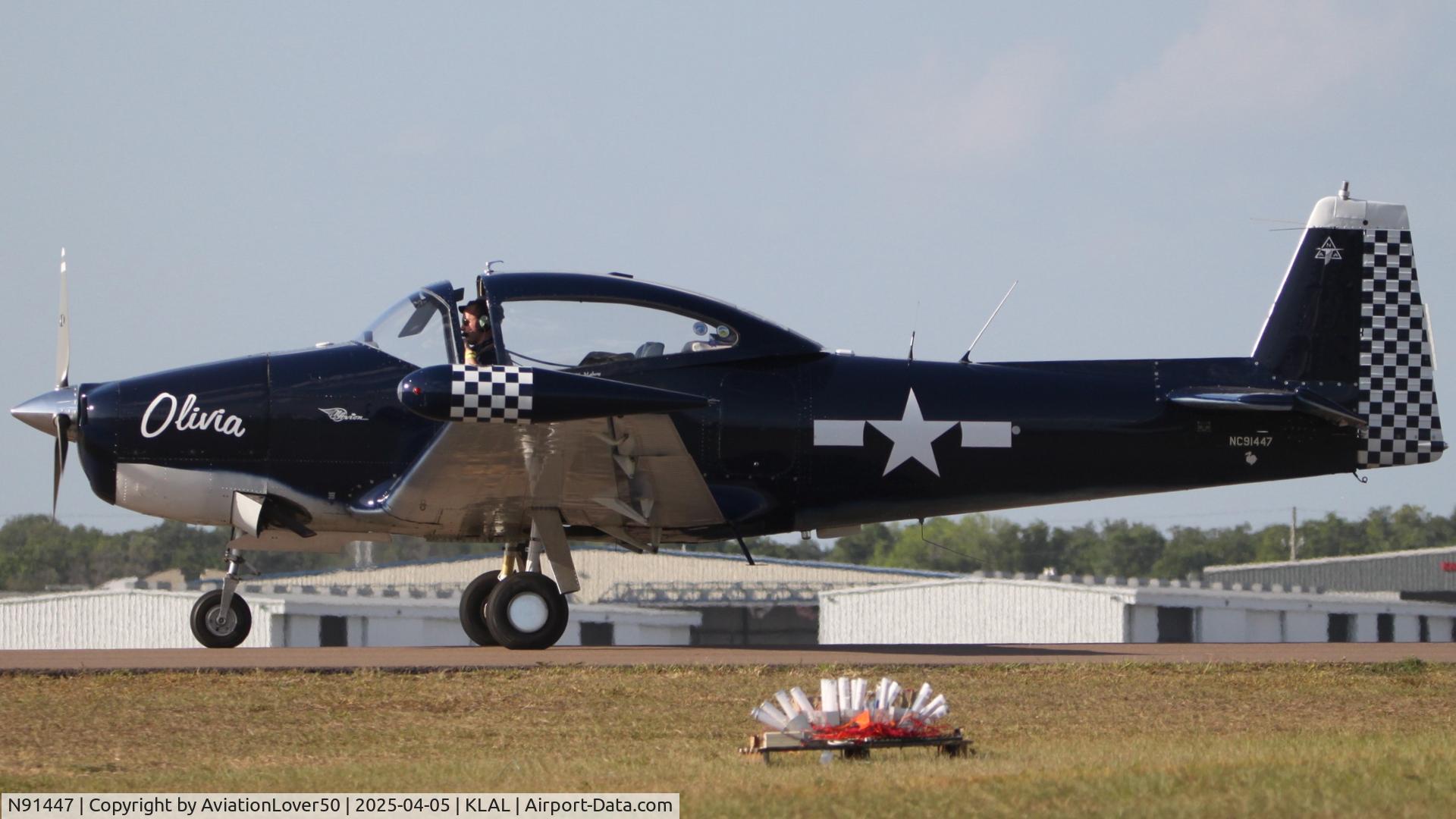 N91447, 1946 North American Navion C/N NAV-4-268, Navion