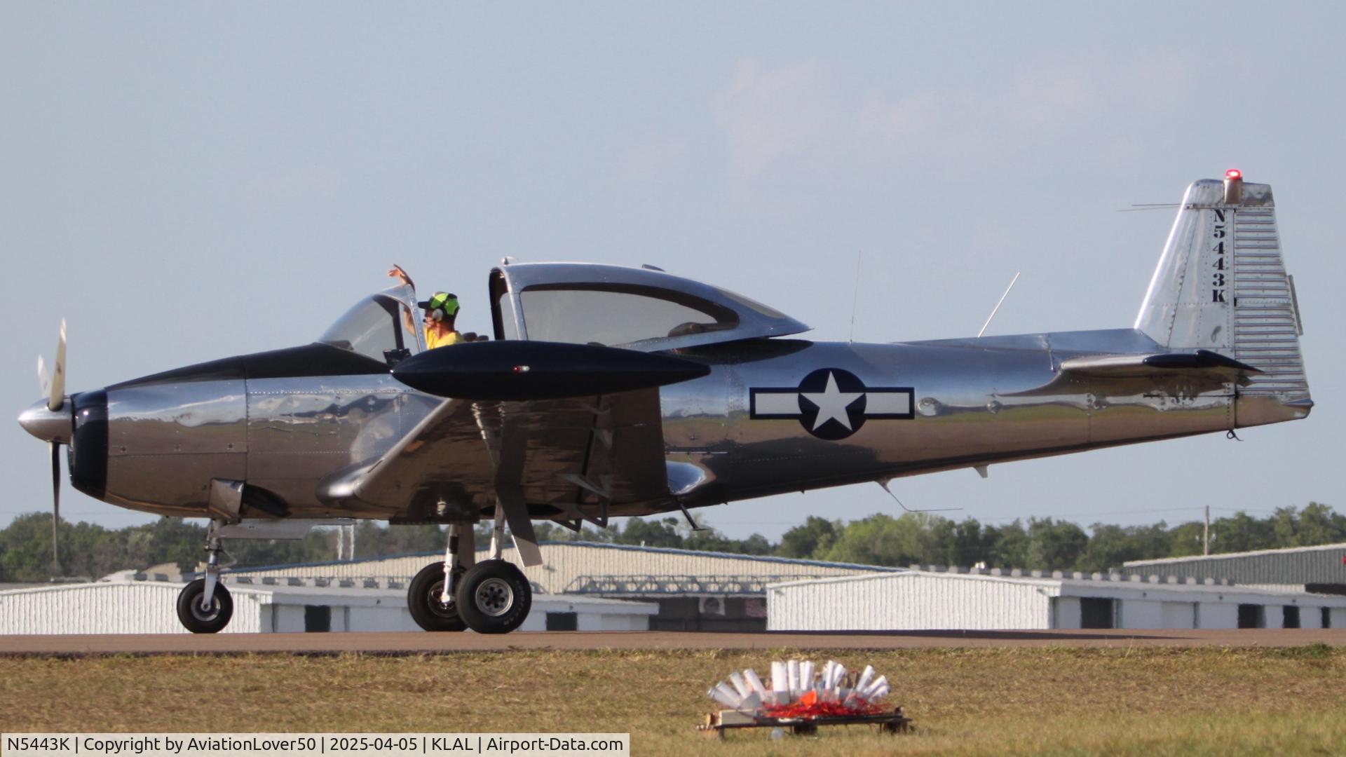 N5443K, 1951 Ryan Navion B C/N NAV-4-2343B, Navion B