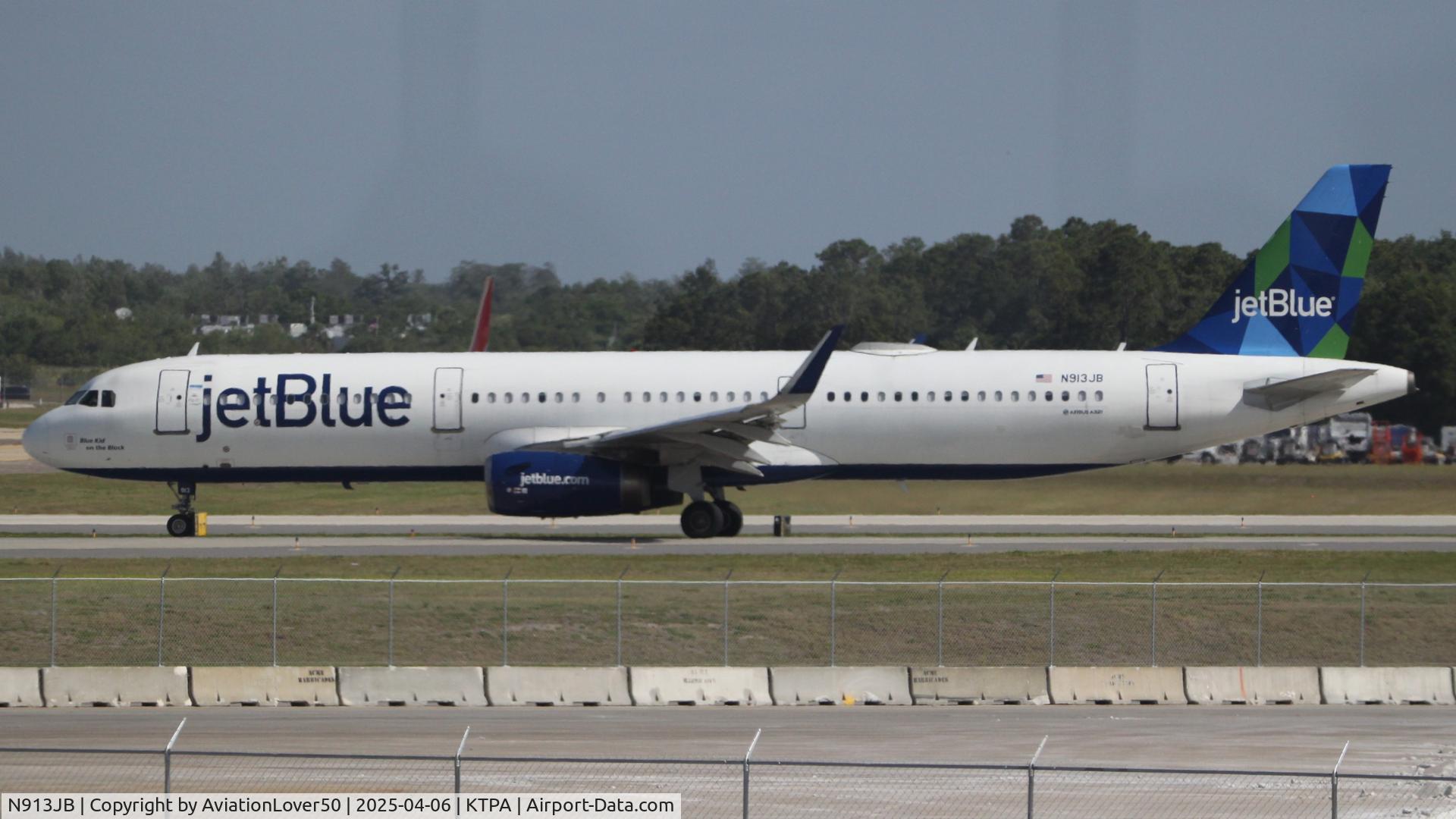 N913JB, 2013 Airbus A321-231 C/N 5909, jetBlue A321