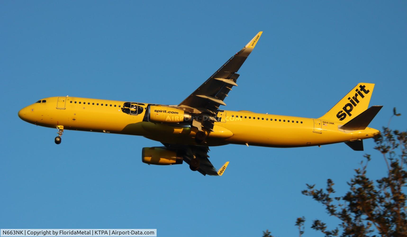 N663NK, 2016 Airbus A321-231 C/N 6994, NKS A321 zx ind-tpa