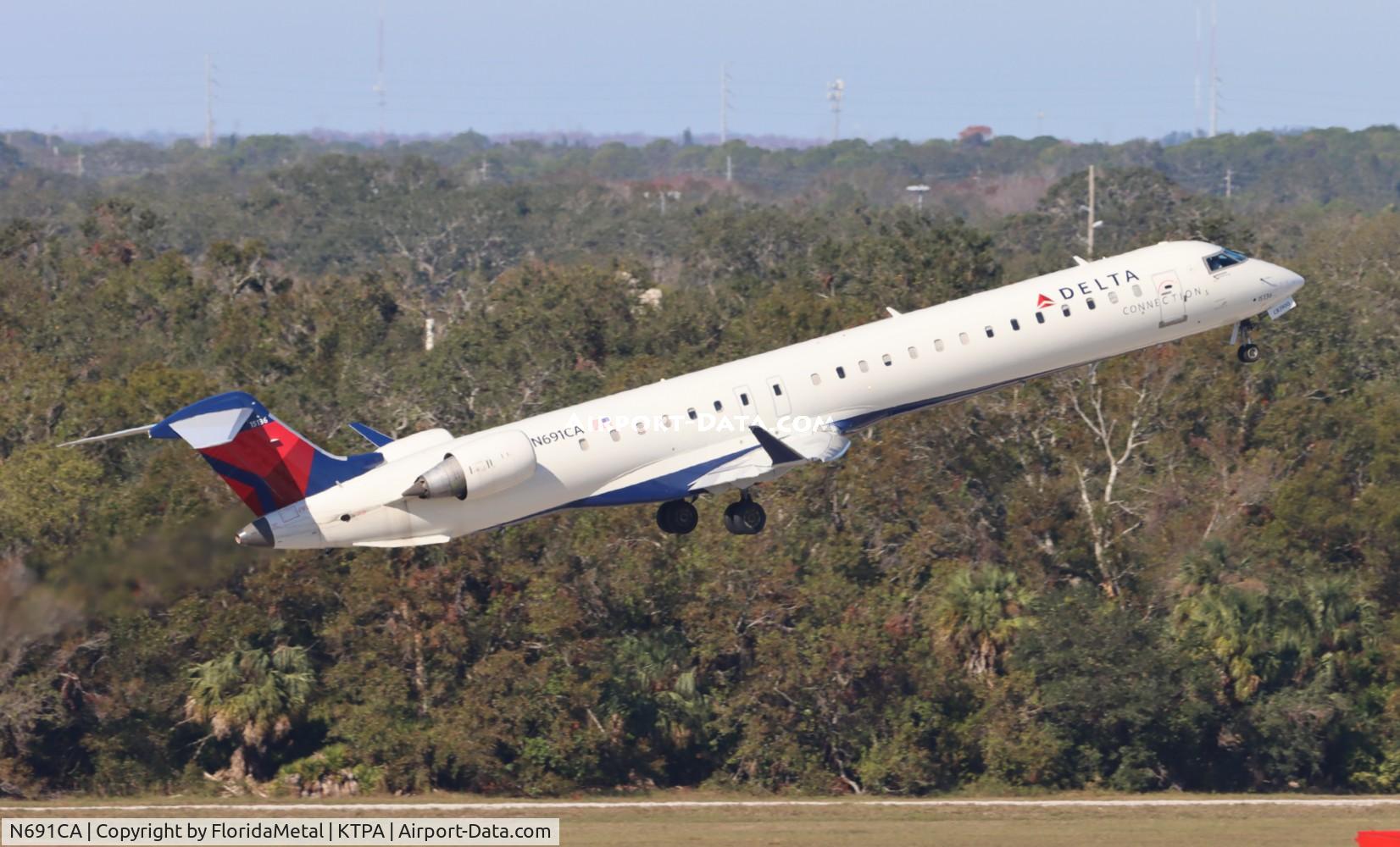 N691CA, 2007 Bombardier CRJ-900ER (CL-600-2D24) C/N 15136, EDV/DAL CR9 zx tpa-cvg