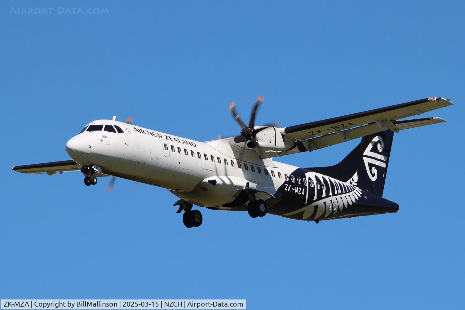 ZK-MZA, 2019 ATR 72-600 (72-212A) C/N 1576, as NZ803M from TRG