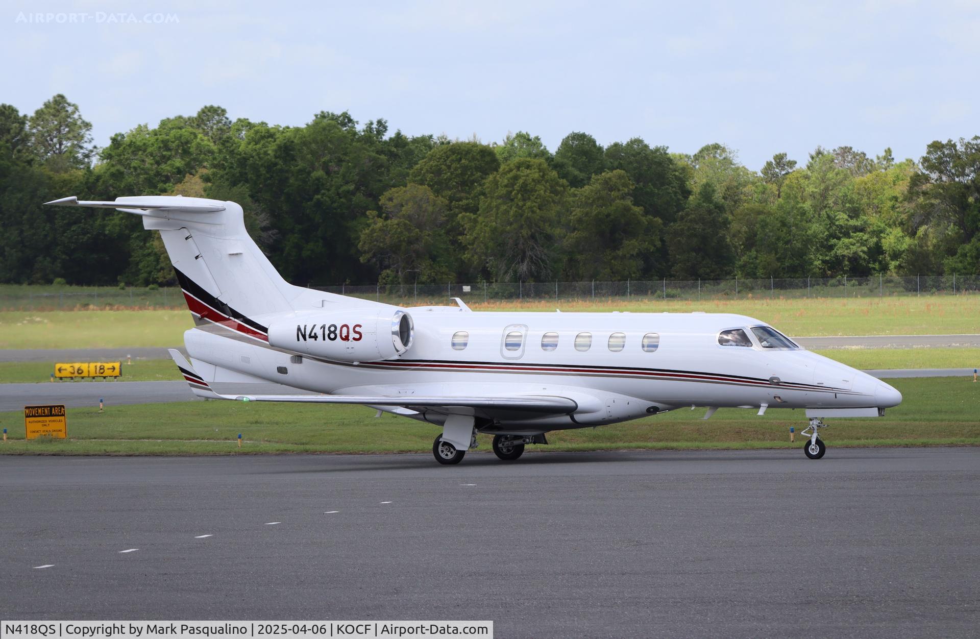 N418QS, 2018 Embraer EMB-505 (Phenom 300) C/N 50500452, Embraer EMB-505 (Phenom 300)