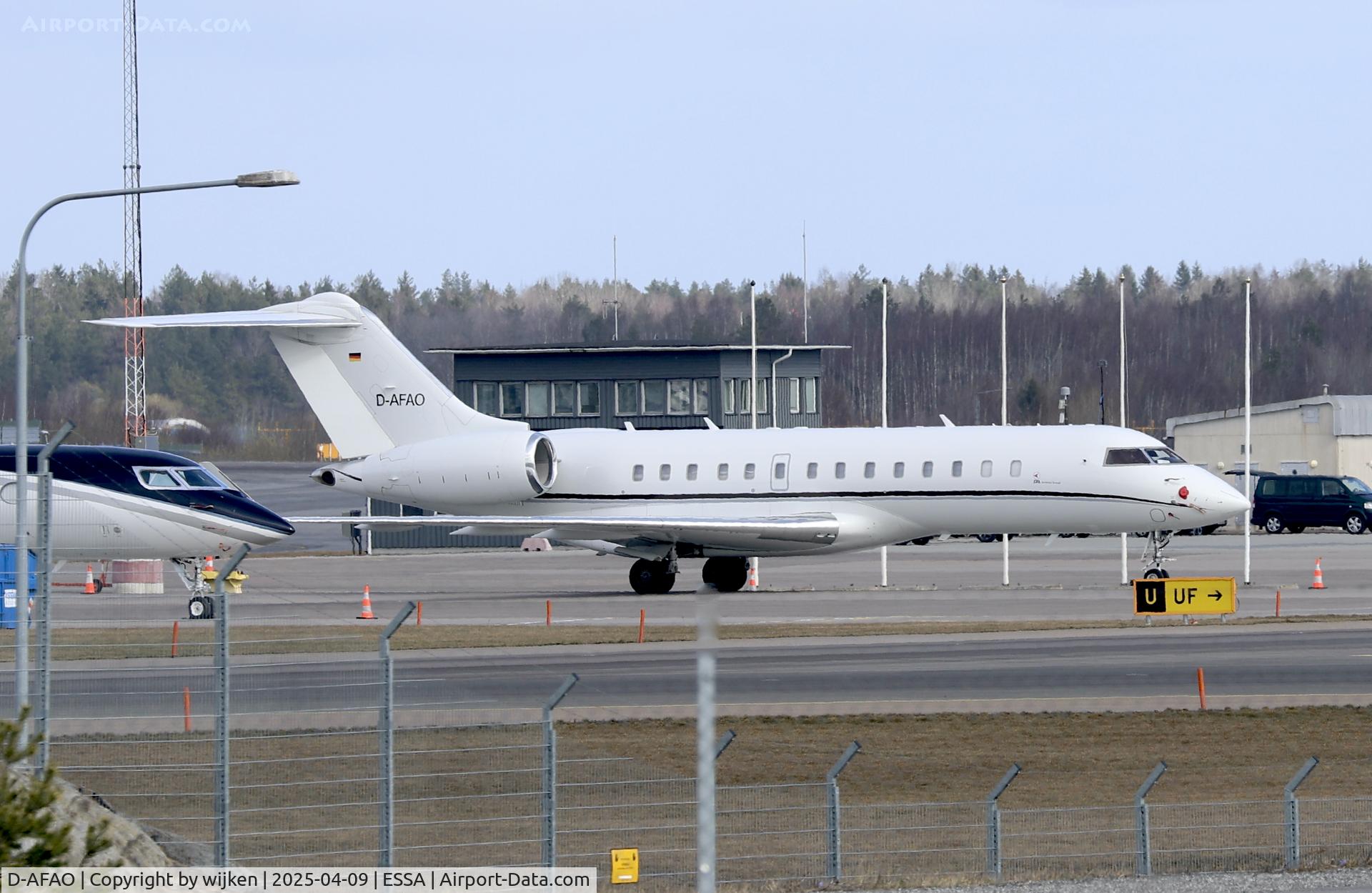 D-AFAO, 2001 Bombardier BD-700-1A10 Global Express C/N 9092, Ramp M