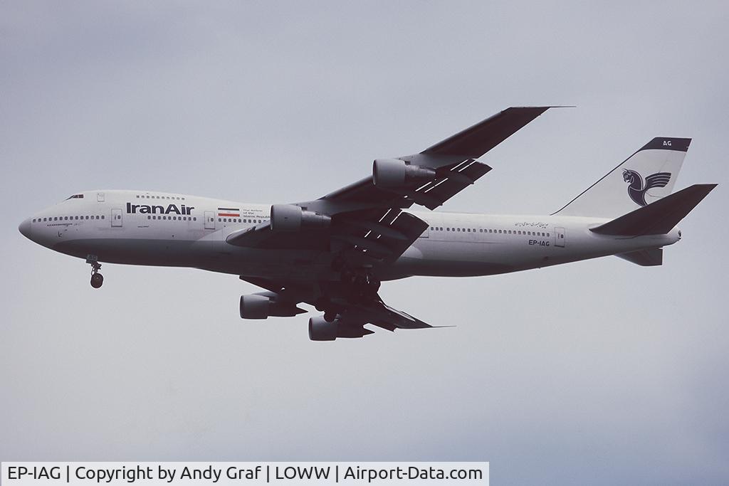 EP-IAG, 1976 Boeing 747-286B C/N 21217, Iran Air 747-200
