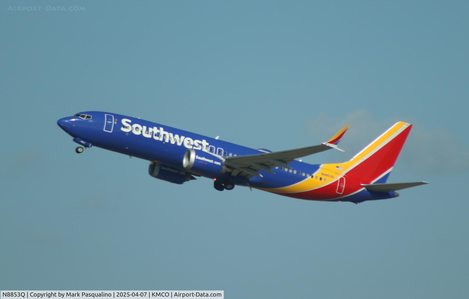 N8853Q, Boeing 737-8 MAX C/N 67496, Boeing 737-8 MAX