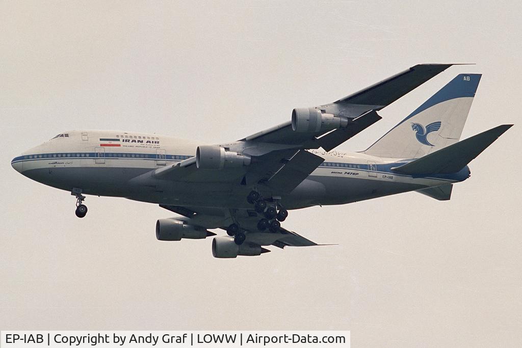 EP-IAB, 1976 Boeing 747SP-86 C/N 20999, Iran Air 747SP