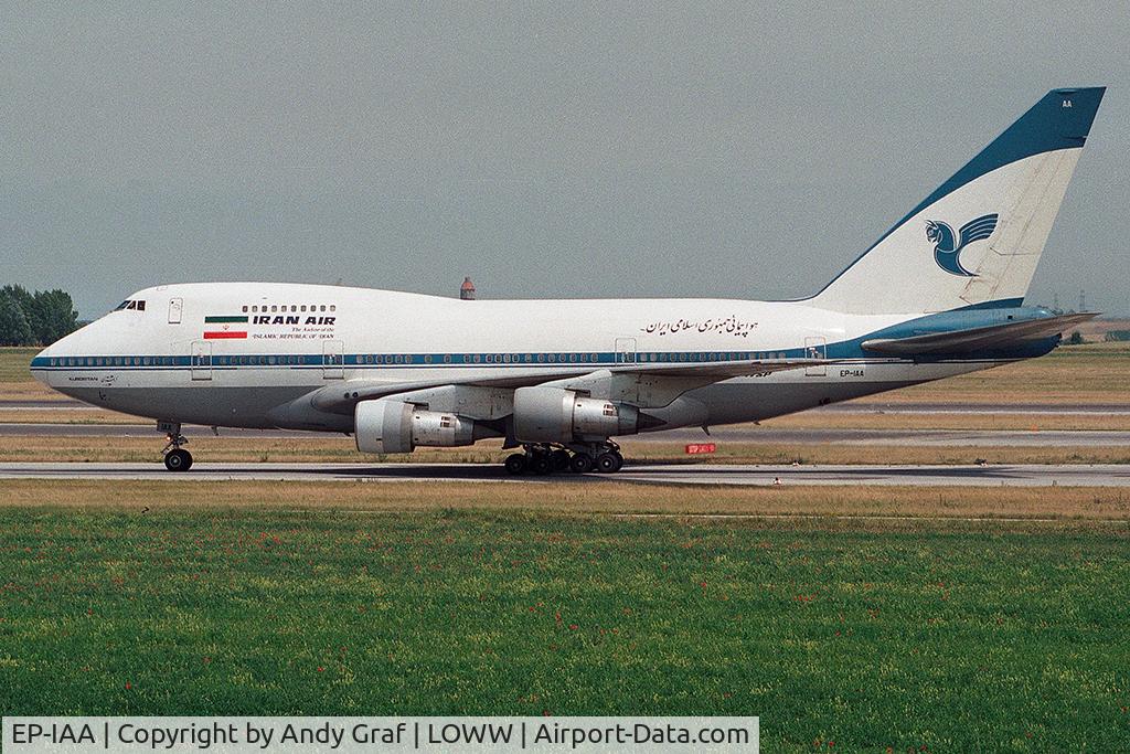 EP-IAA, 1976 Boeing 747SP-86 C/N 20998/275, Iran Air 747SP