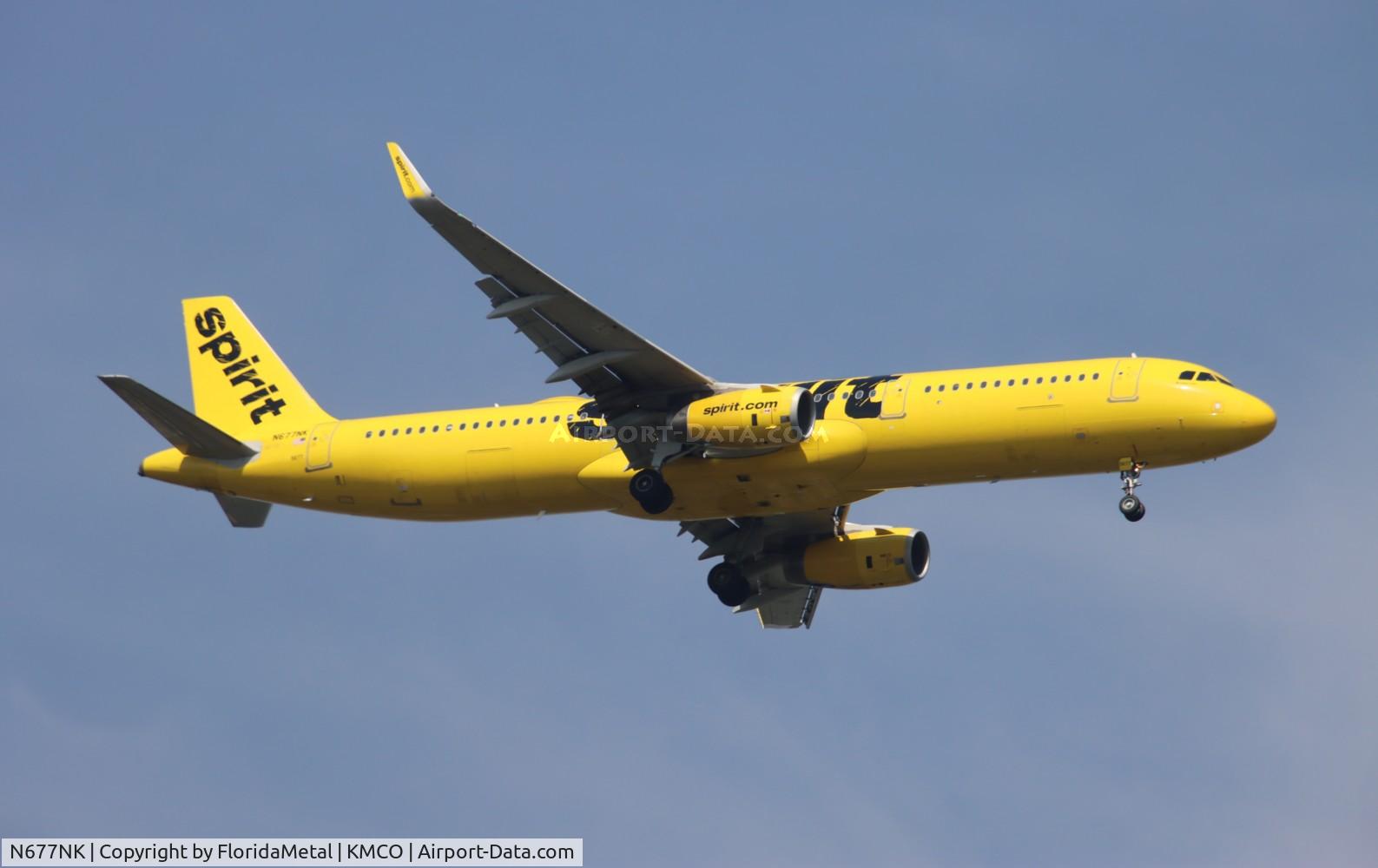 N677NK, 2017 Airbus A321-231 C/N 7690, NKS A321 zx atl-mco