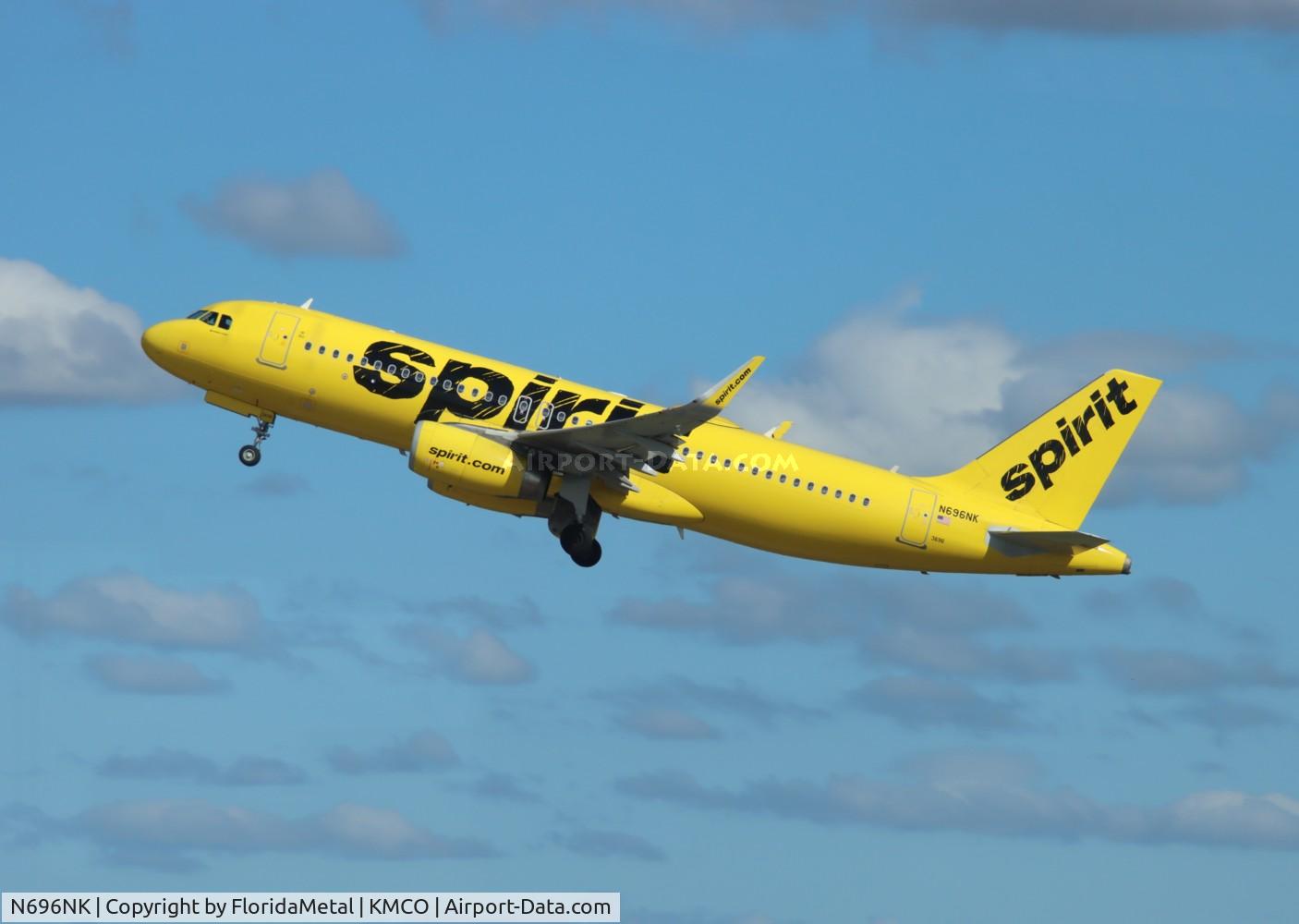 N696NK, 2019 Airbus A320-232 C/N 8824, NKS A320 zx mco-mci