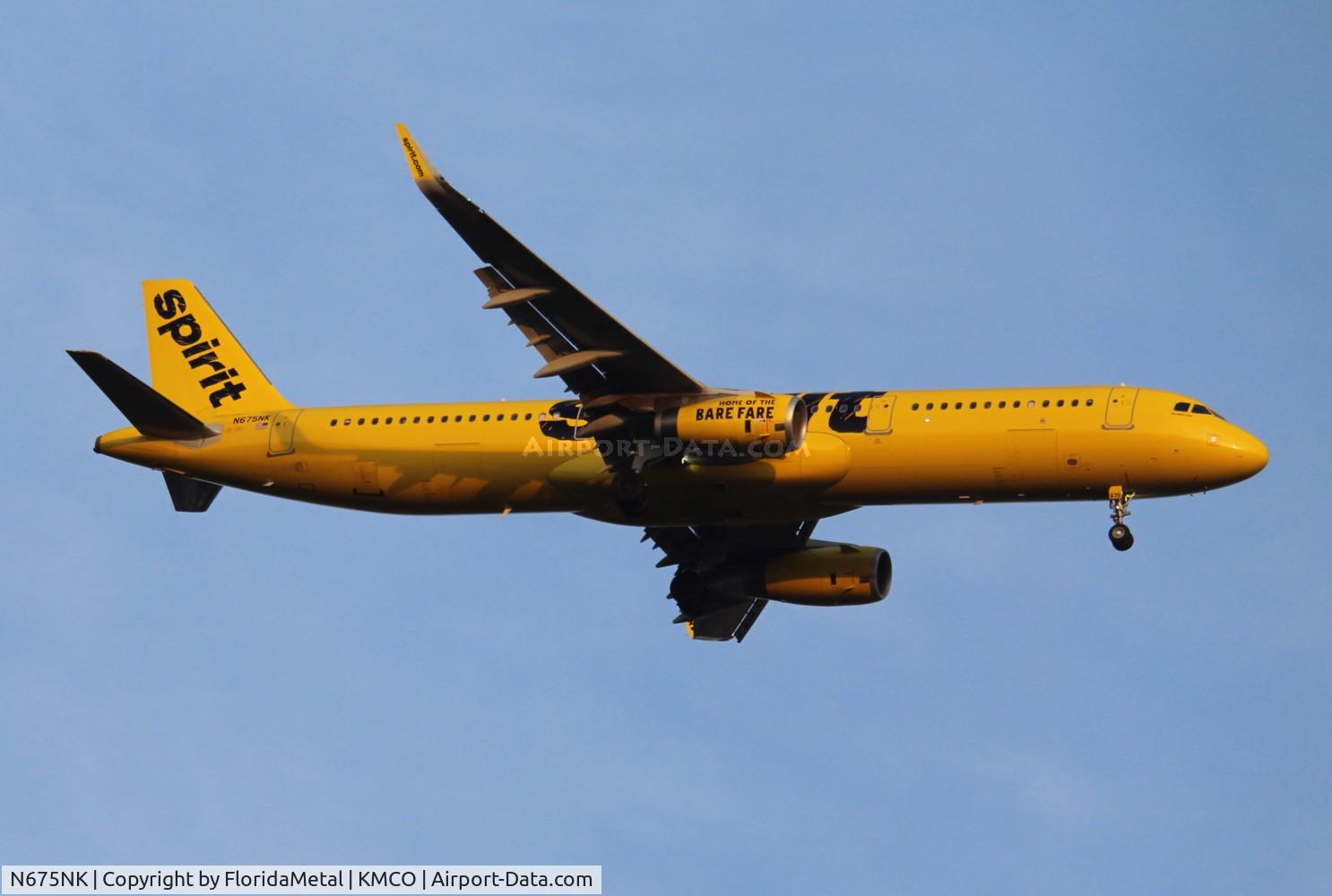N675NK, 2017 Airbus A321-231 C/N 7668, NKS A321 zx 