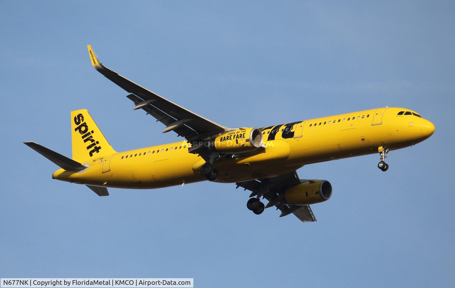 N677NK, 2017 Airbus A321-231 C/N 7690, NKS A321 zx