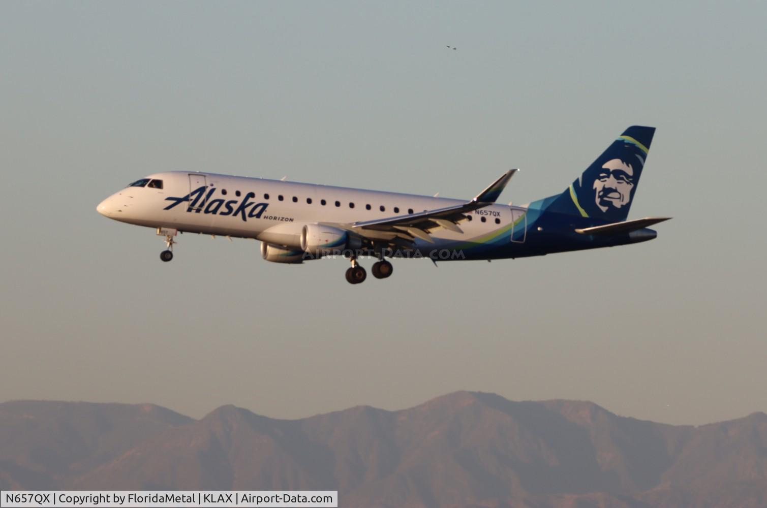 N657QX, 2023 Embraer ERJ 175-200LR C/N 17000943, QXE/ASA E175 zx mfr-lax