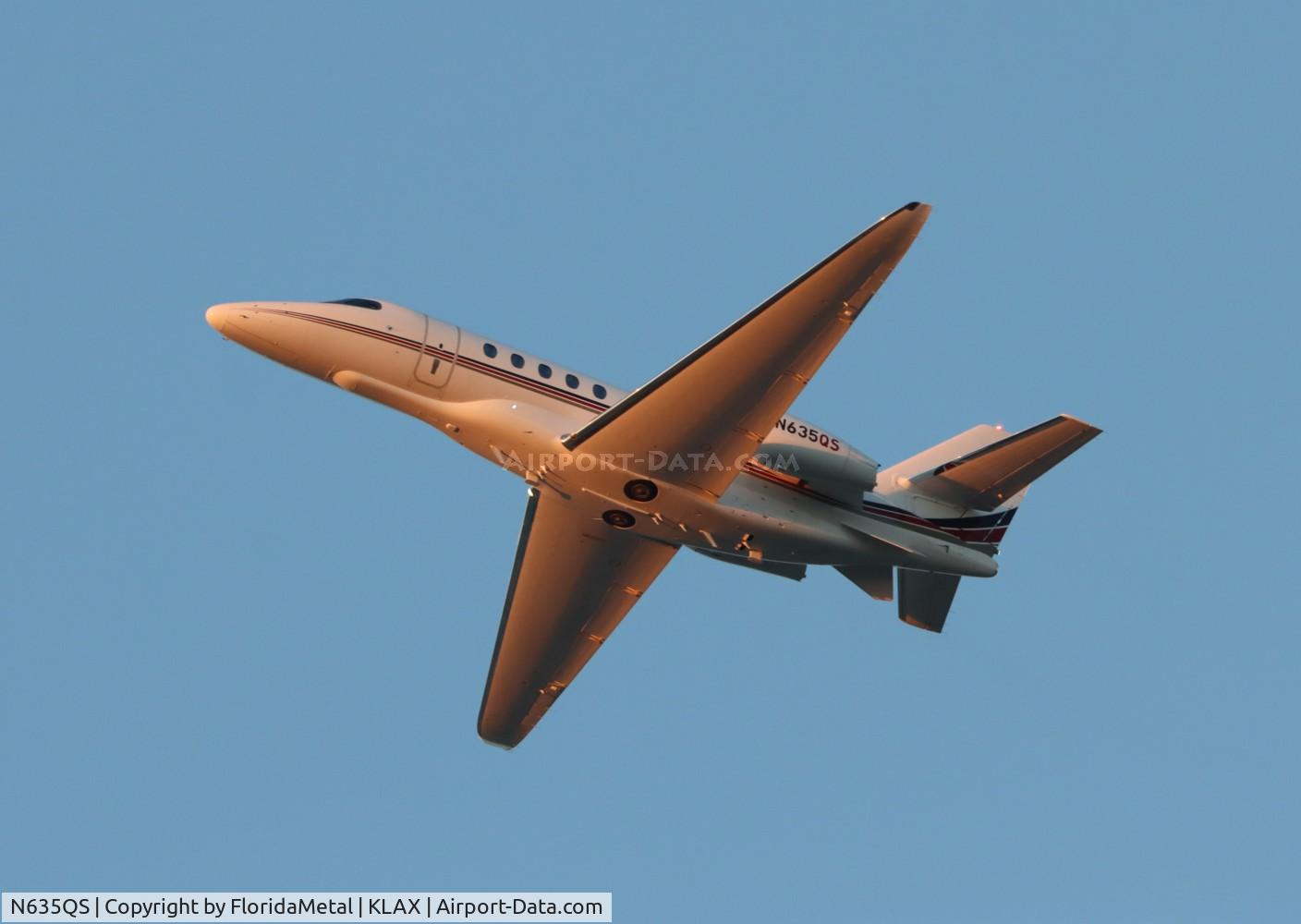 N635QS, 2021 Cessna (Textron) 680A C/N 680A0282, C680A zx lax-las