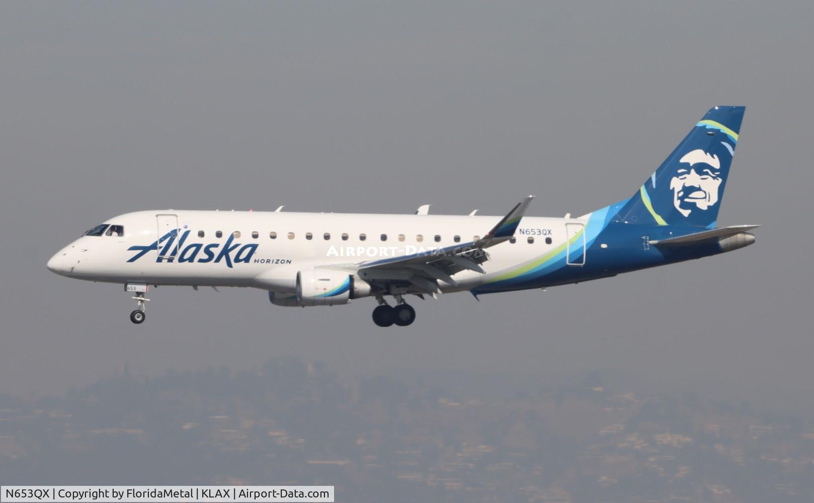 N653QX, 2022 Embraer ERJ 175-200LR C/N 17000930, QXE/ASA E175 zx las-lax