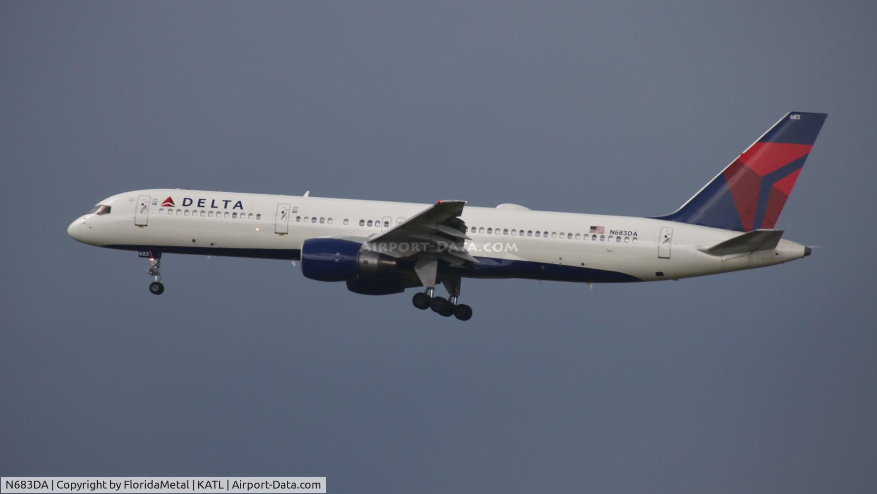 N683DA, 1993 Boeing 757-232 C/N 27103, DAL 752 zx ord-atl