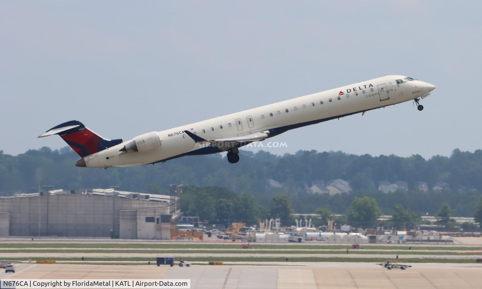 N676CA, 2007 Bombardier CRJ-900ER (CL-600-2D24) C/N 15127, EDV/DAL CR9 zx atl-bmi