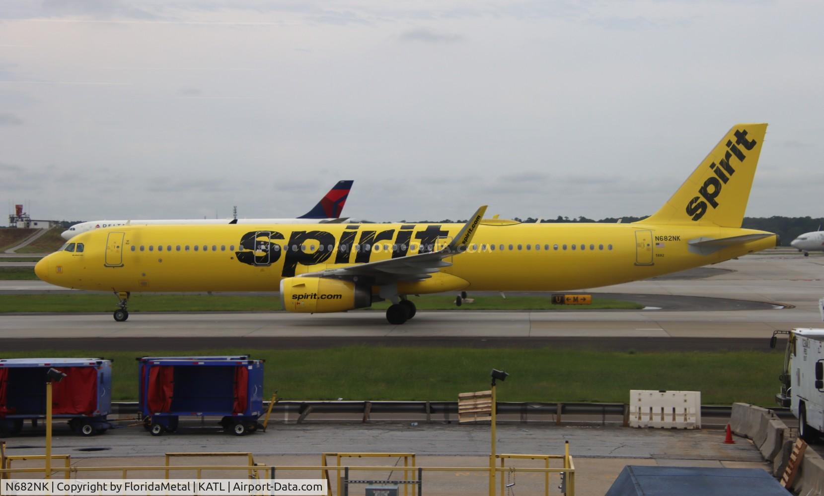 N682NK, 2017 Airbus A321-231 C/N 7957, NKS A321 zx dtw-atl