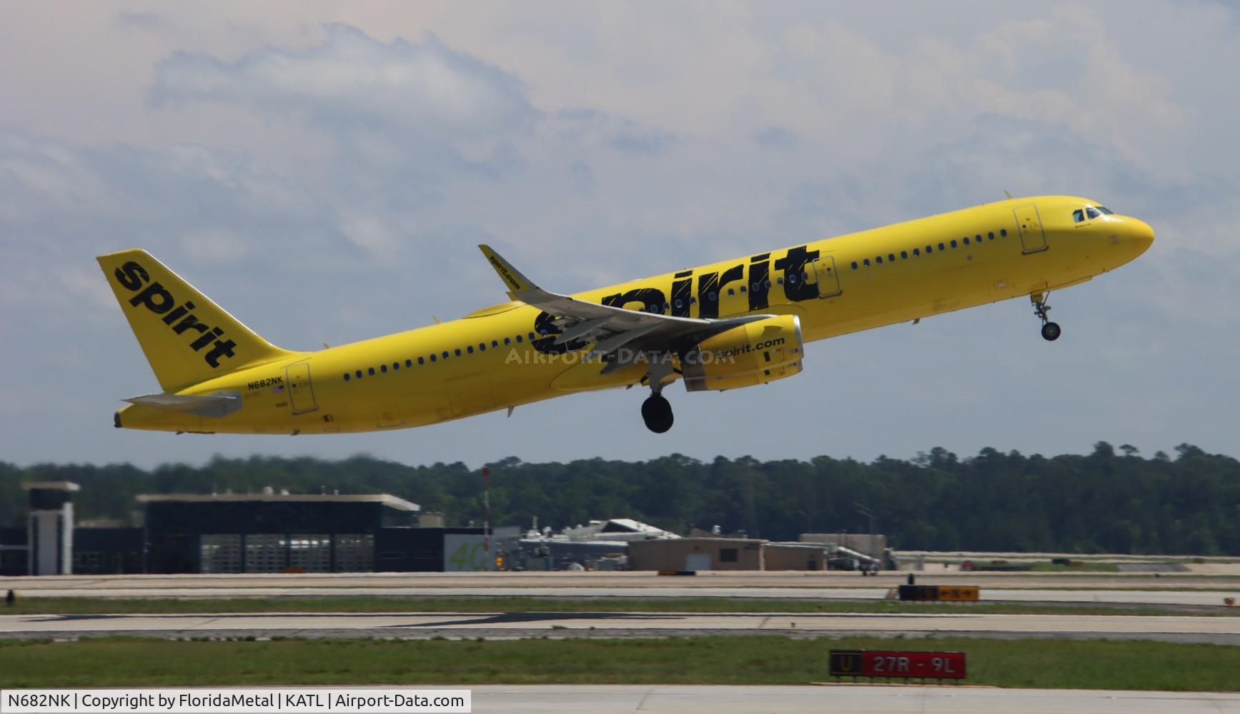 N682NK, 2017 Airbus A321-231 C/N 7957, NKS A321 zx atl-bwi