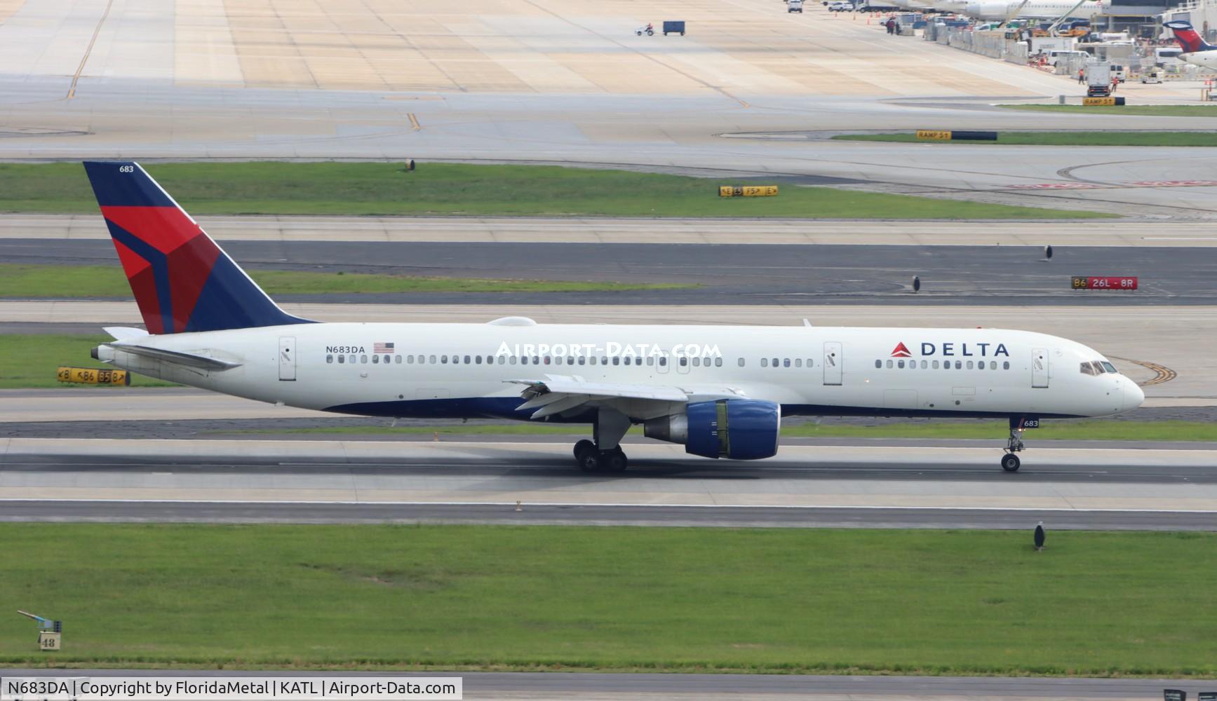 N683DA, 1993 Boeing 757-232 C/N 27103, DAL 752 zx mke-atl