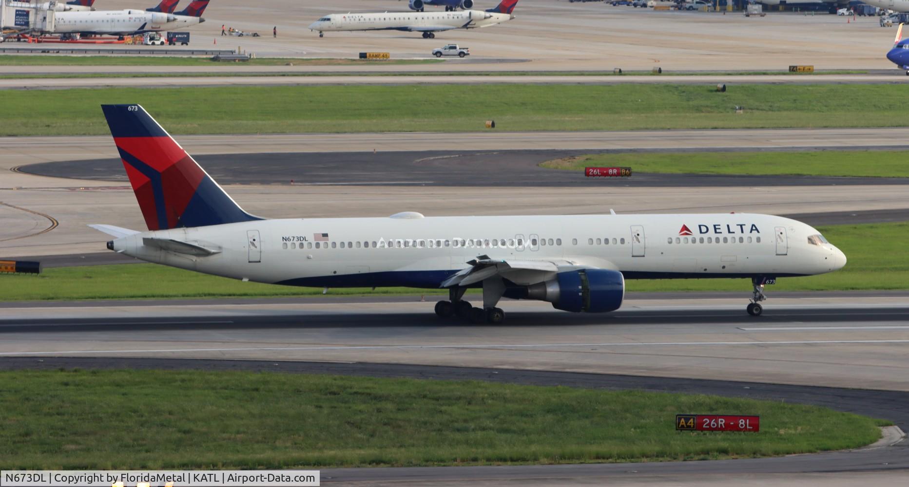 N673DL, 1992 Boeing 757-232 C/N 25978, DAL 752 zx srq-atl