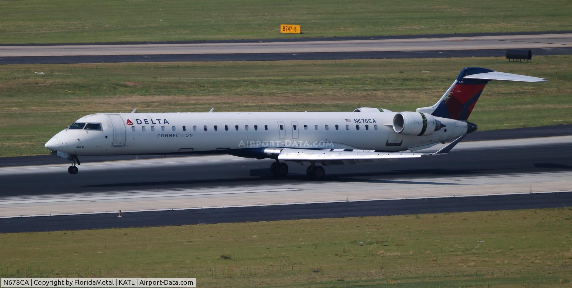 N678CA, 2007 Bombardier CRJ-900ER (CL-600-2D24) C/N 15125, ASQ/DAL CR9 zx 