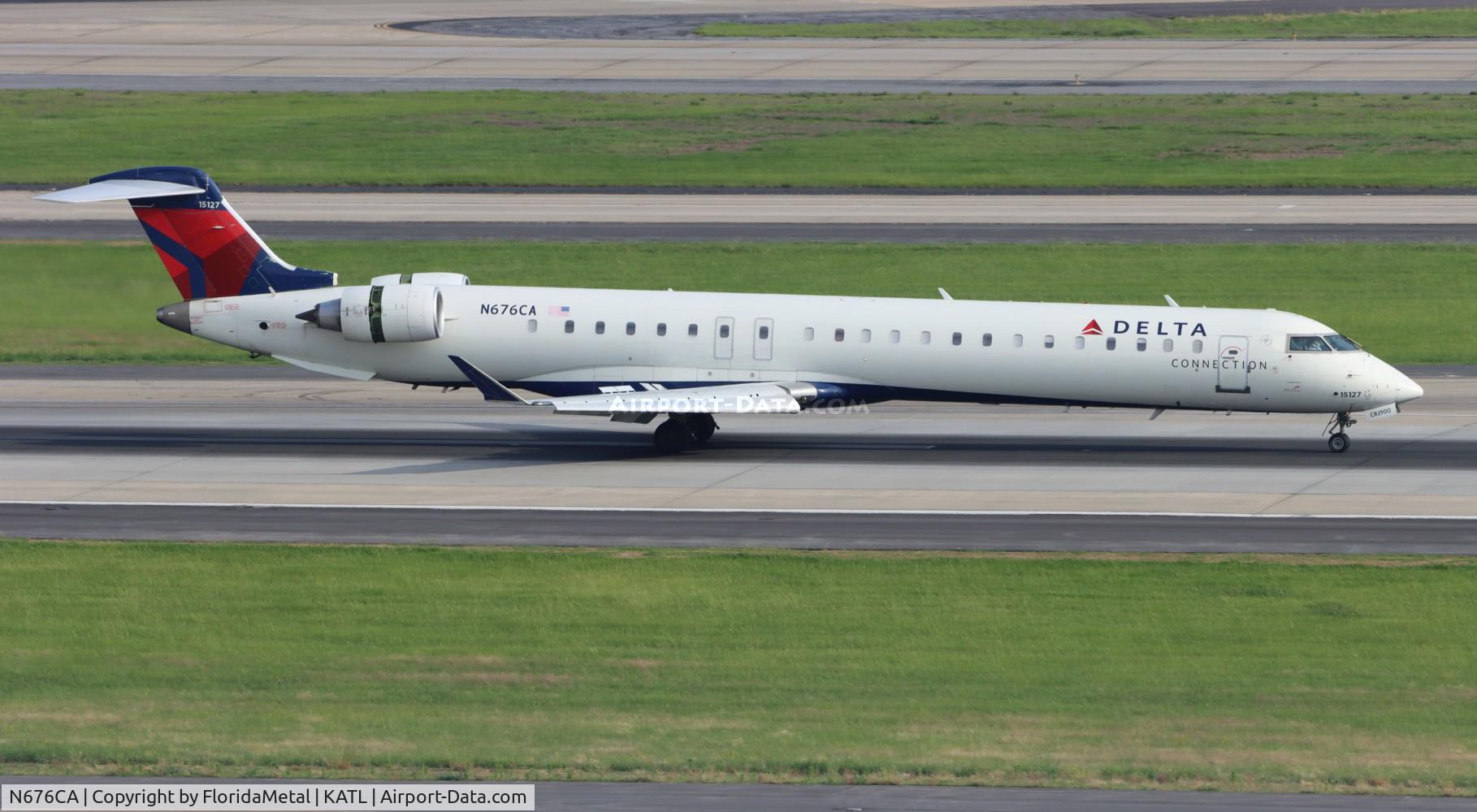N676CA, 2007 Bombardier CRJ-900ER (CL-600-2D24) C/N 15127, EDV/DAL CR9 zx bmi-atl