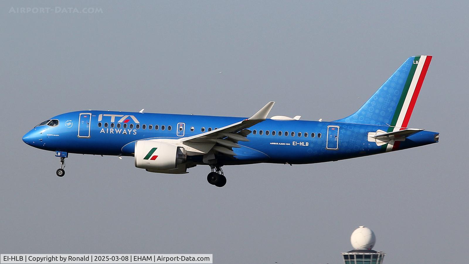 EI-HLB, Airbus A220-100 (BD-500-1A10) C/N 50070, at eham