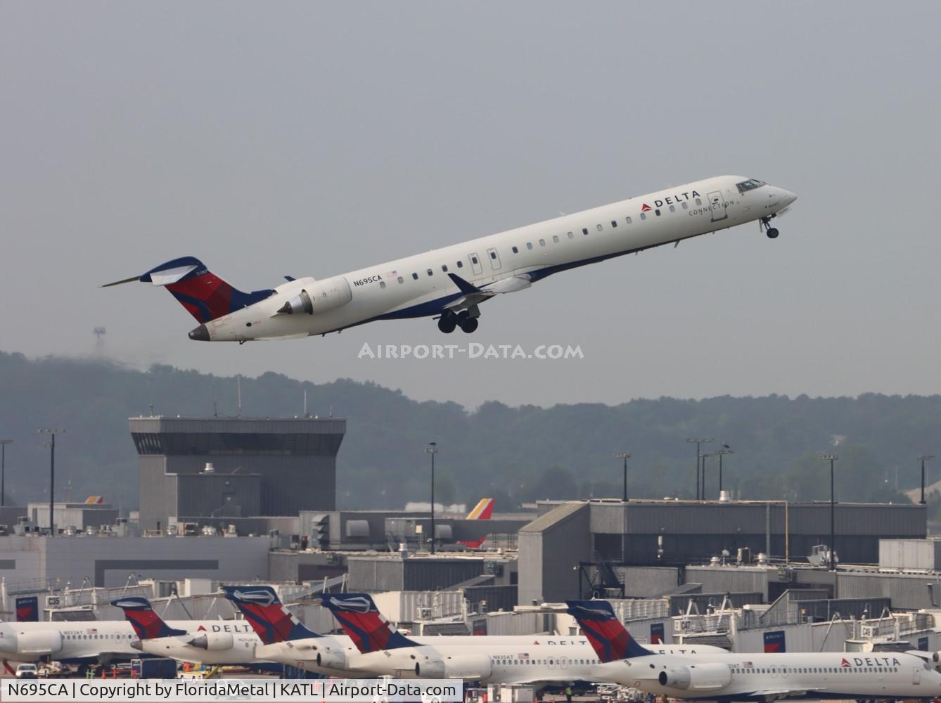 N695CA, 2006 Bombardier CRJ-900ER (CL-600-2D24) C/N 15097, EDV/DAL CR9 zx atl-tul