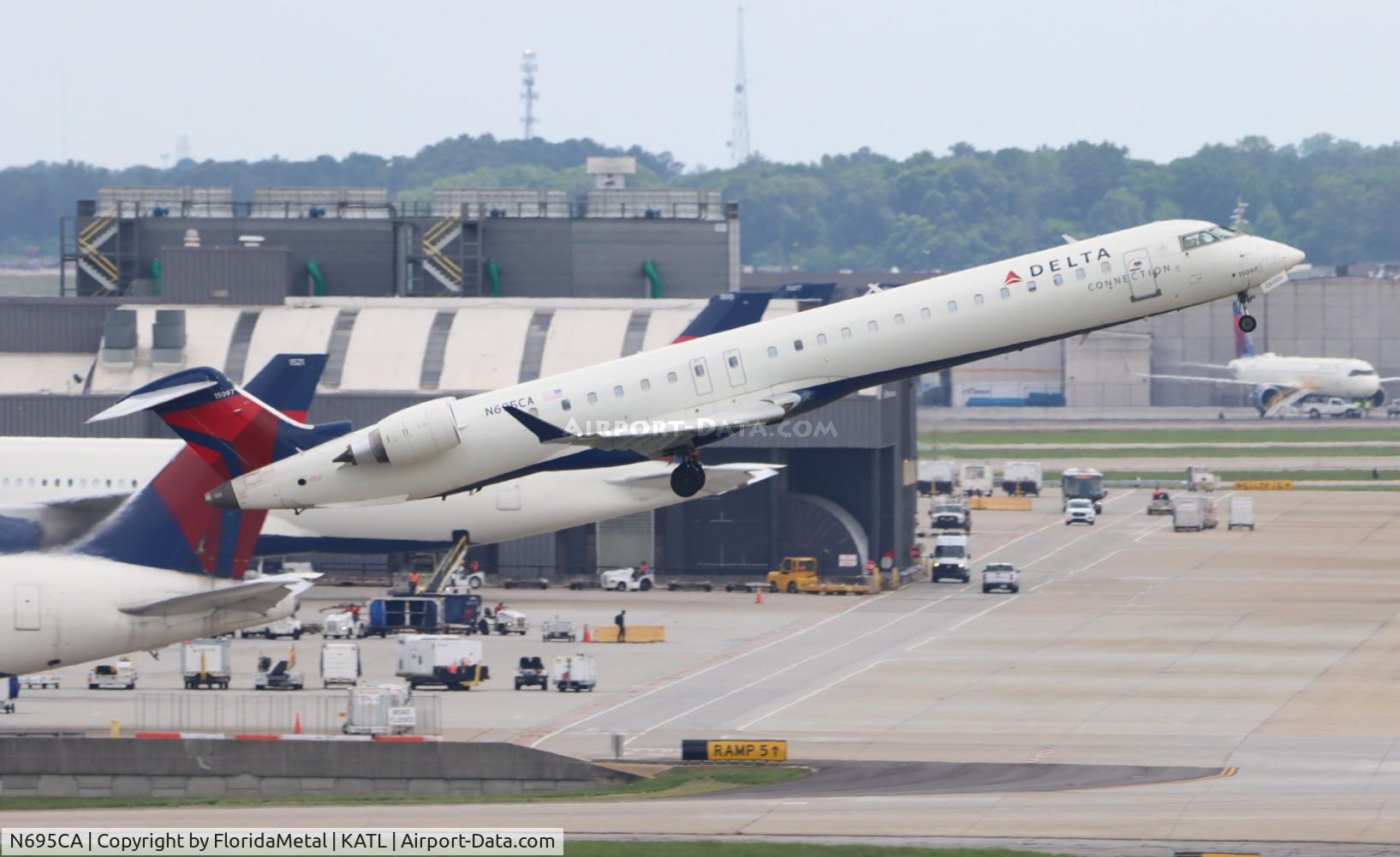 N695CA, 2006 Bombardier CRJ-900ER (CL-600-2D24) C/N 15097, EDV/DAL CR9 zx atl-gtr