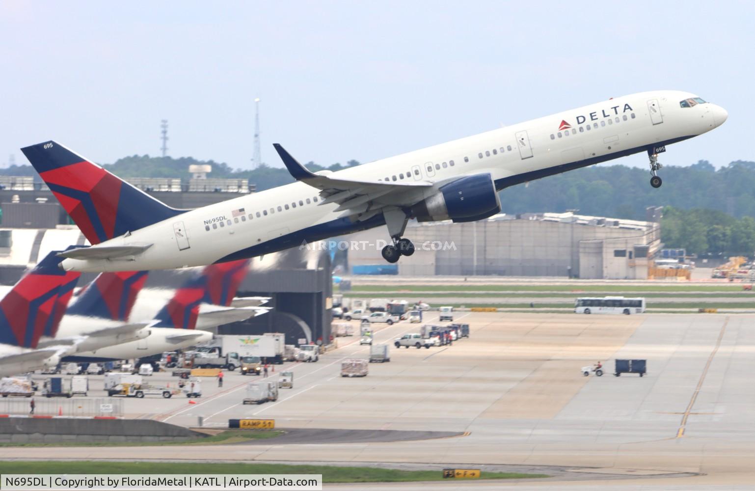 N695DL, 1998 Boeing 757-232 C/N 29727, DAL 752 zx atl-ord