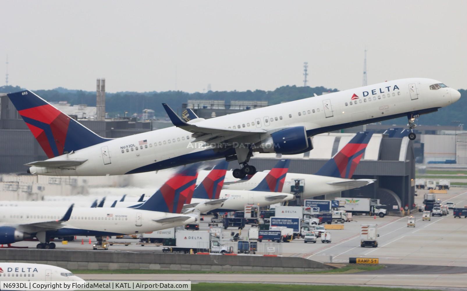N693DL, 1998 Boeing 757-232 C/N 29725, DAL 752 zx atl-ord
