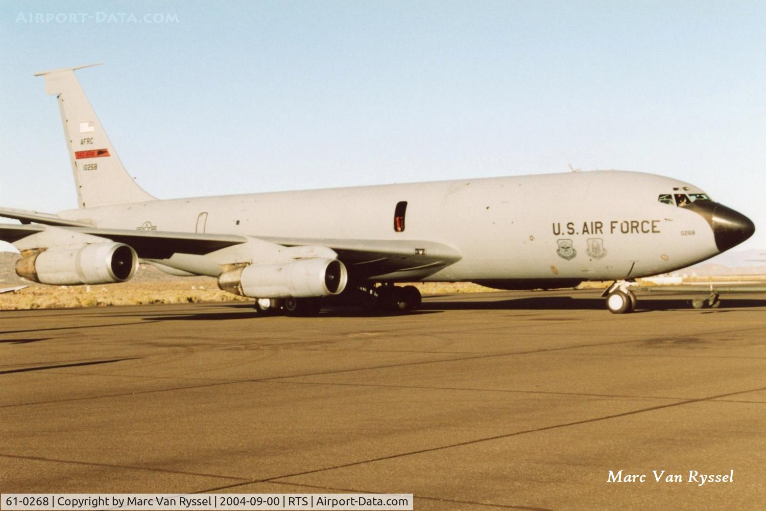 61-0268, 1961 Boeing KC-135E Stratotanker C/N 18175, At the 2004 Reno Air Races.