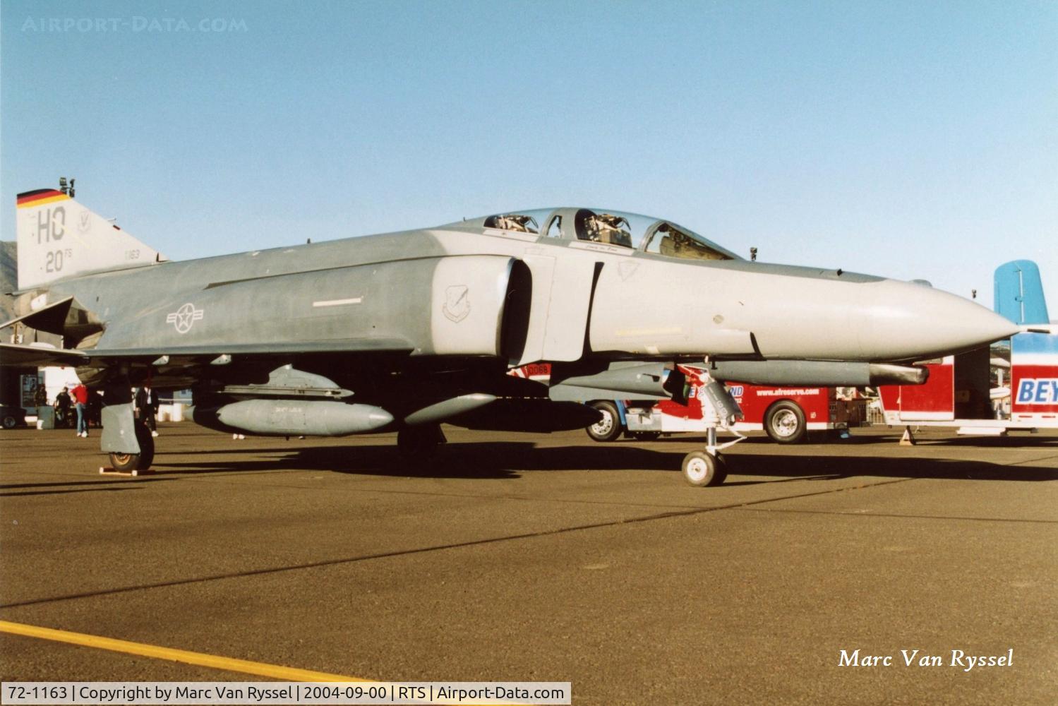 72-1163, 1972 McDonnell Douglas F-4F Phantom II C/N 4479, At the 2004 Reno Air Races. Luftwaffe  20FS, Holloman NW.