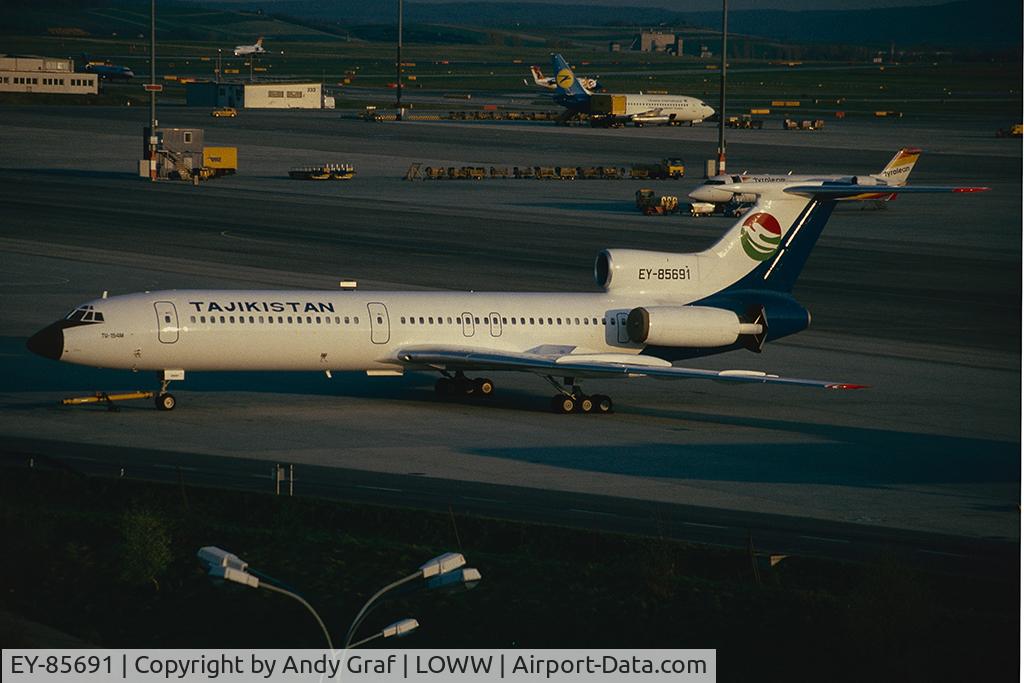 EY-85691, 1990 Tupolev Tu-154M C/N 90A-864, Goverment of Tajikistan Tu154M