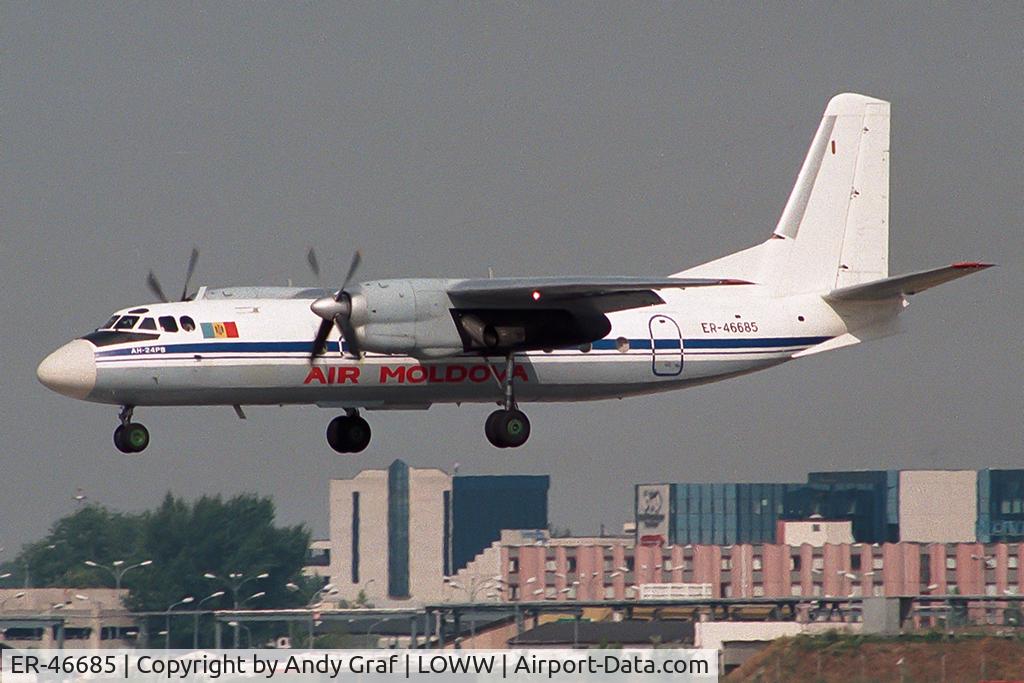 ER-46685, 1974 Antonov An-24B C/N 47309710, Air Moldova AN24