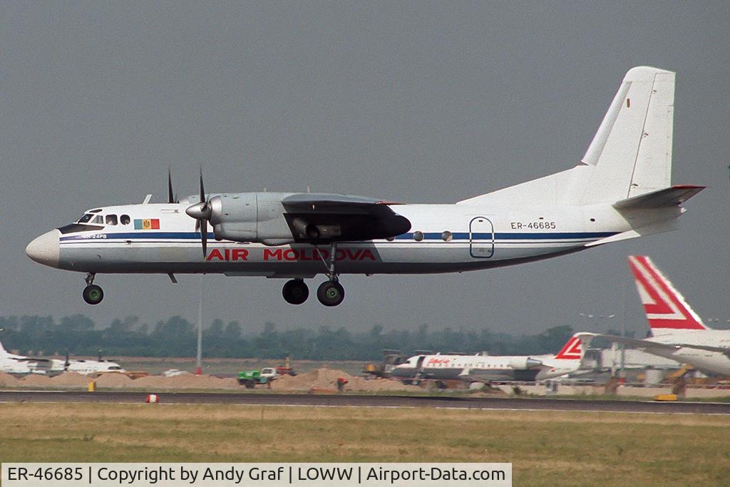 ER-46685, 1974 Antonov An-24B C/N 47309710, Air Moldova AN24